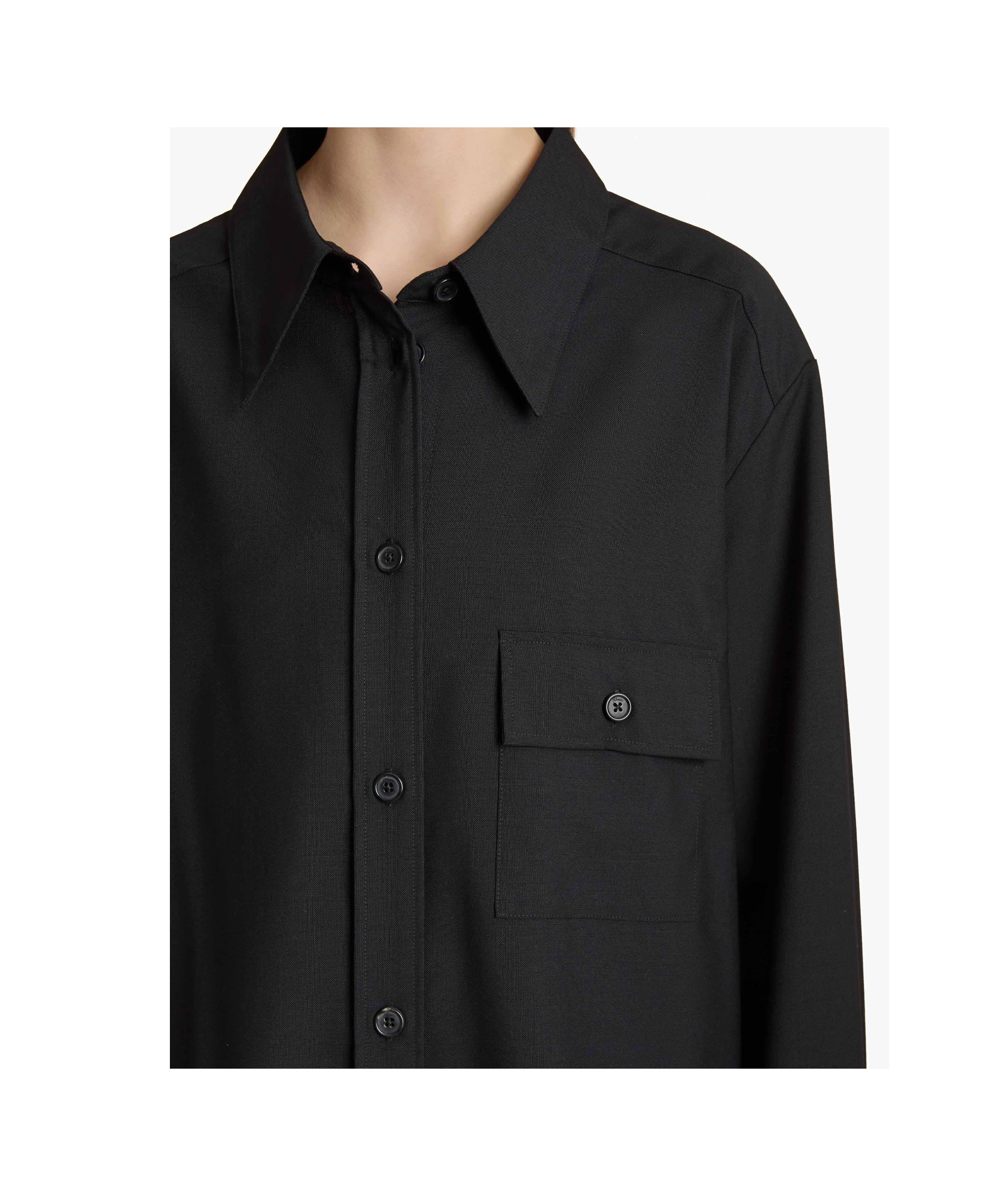 Khaite Long-sleeved Casual Jacket In Black