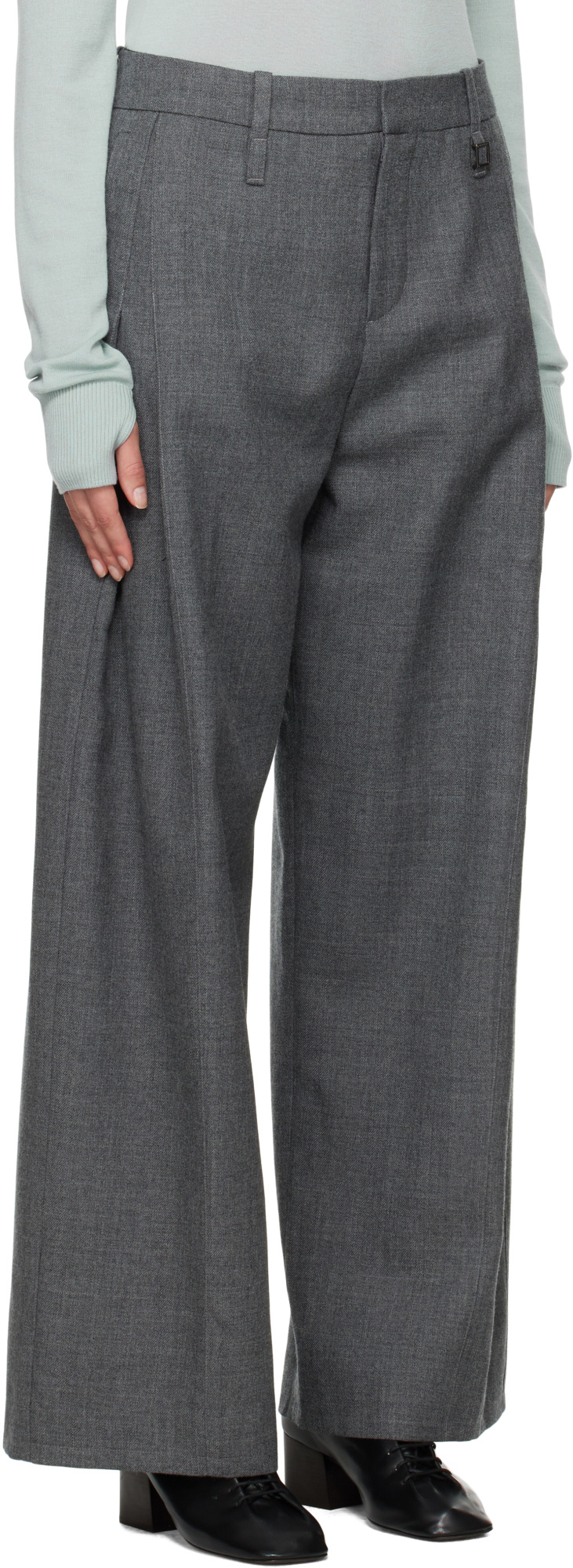 WOOYOUNGMI WIDE-LEG CASUAL PANTS