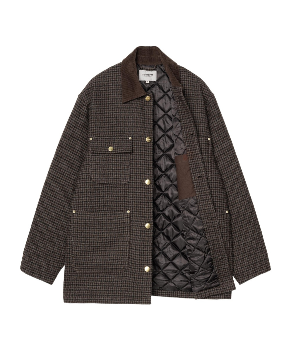 Carhartt Lowis Houndstooth Chore Coat In Multi