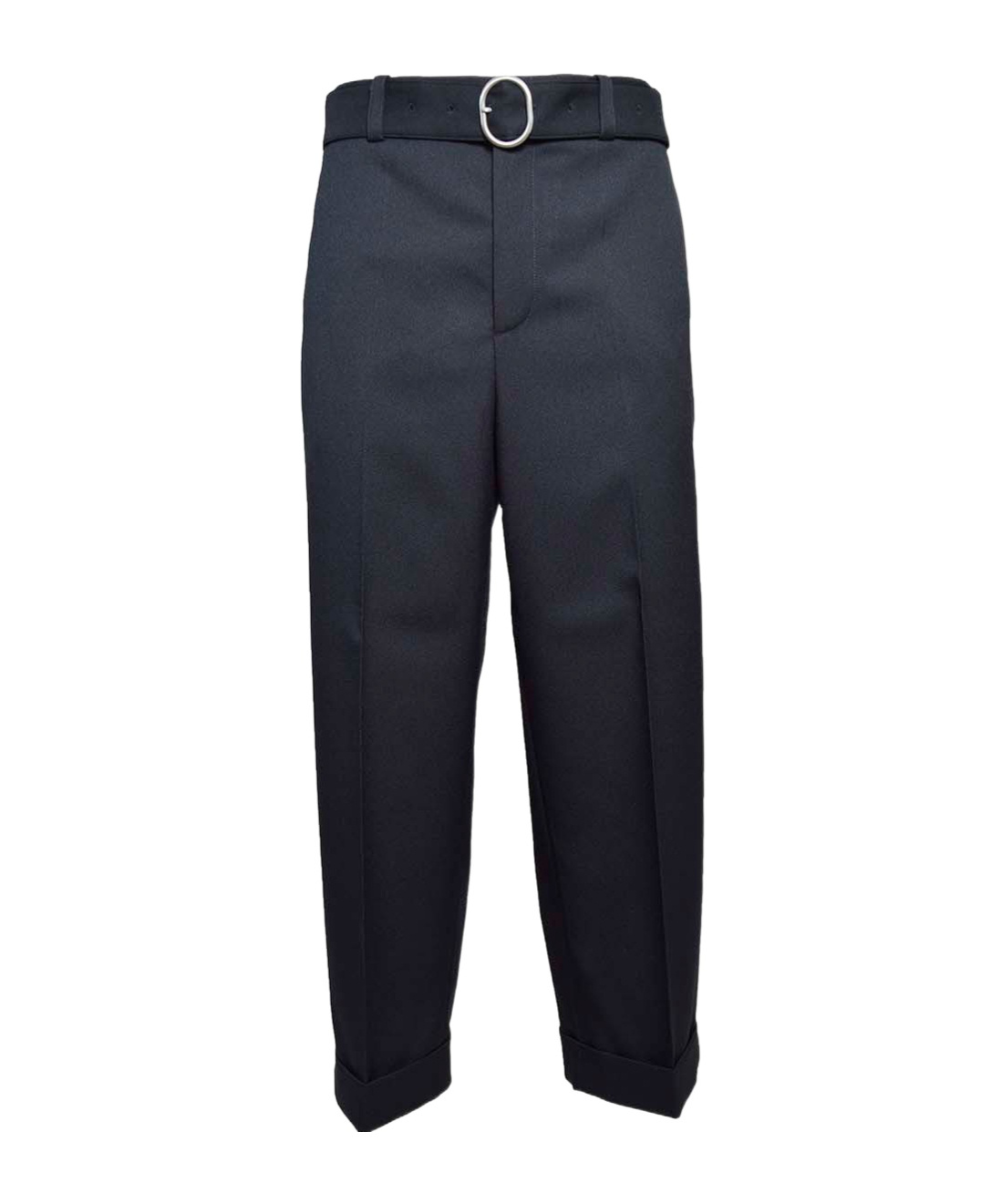 Jil Sander Straight-leg Pleated Trousers In Black