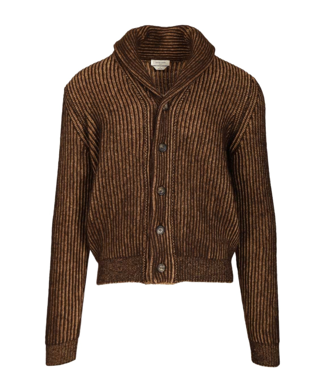 Jacob Cohen Long-sleeved Cardigan Sweater In Brown