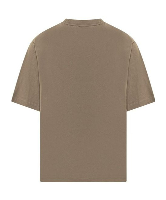 Marcelo Burlon County Of Milan Graphic Printed Crewneck T-shirt In Gray