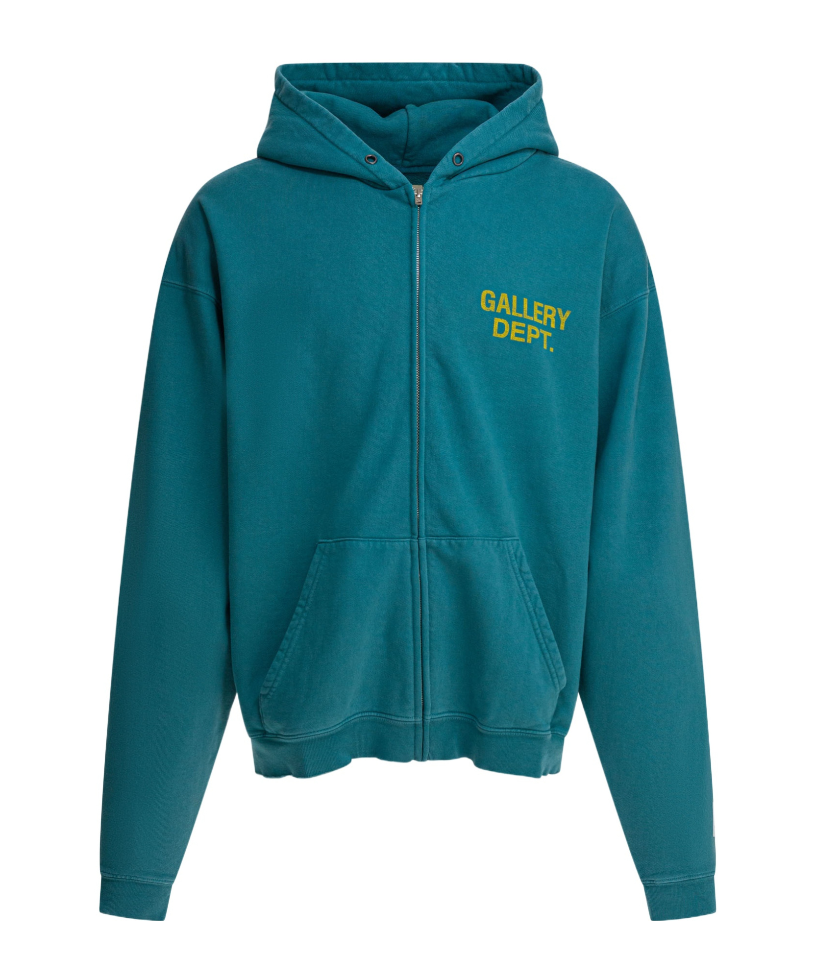 Gallery Dept. Long-sleeved Zip-up Sweatshirt In Green