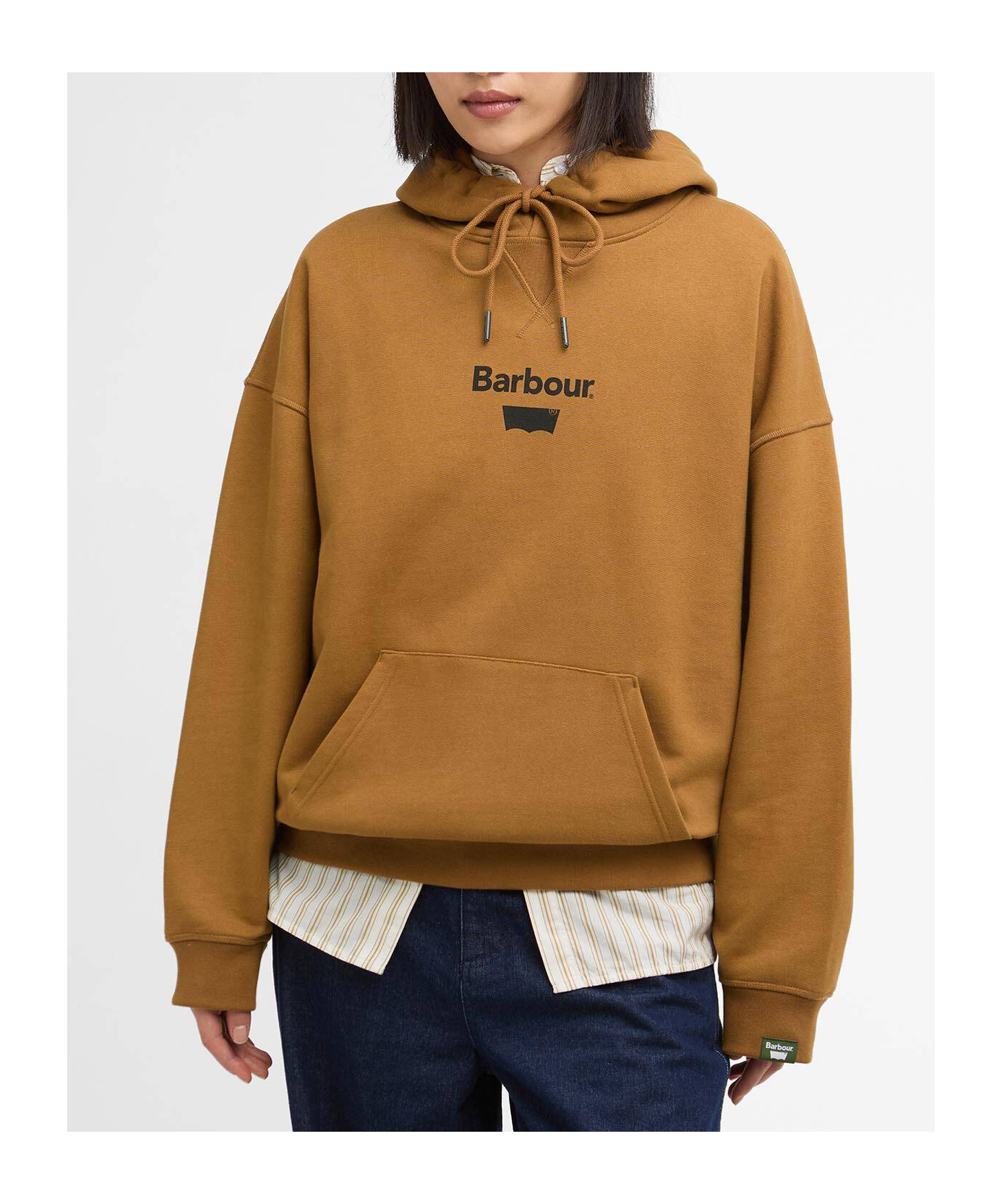 Barbour X Levi's Graphic Hoodie In Brown