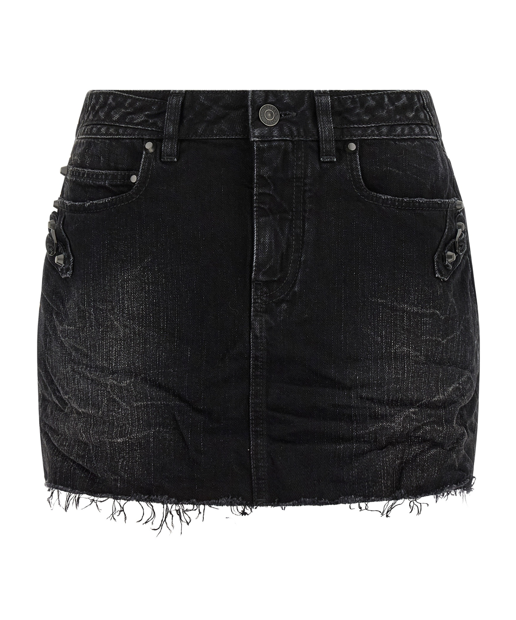 Balenciaga Urban Style Skirt With Pockets And Loops In Black