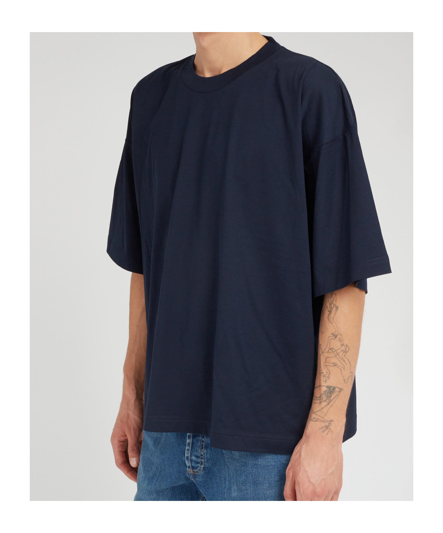 Studio Nicholson Short-sleeve Oversized T-shirt In Black