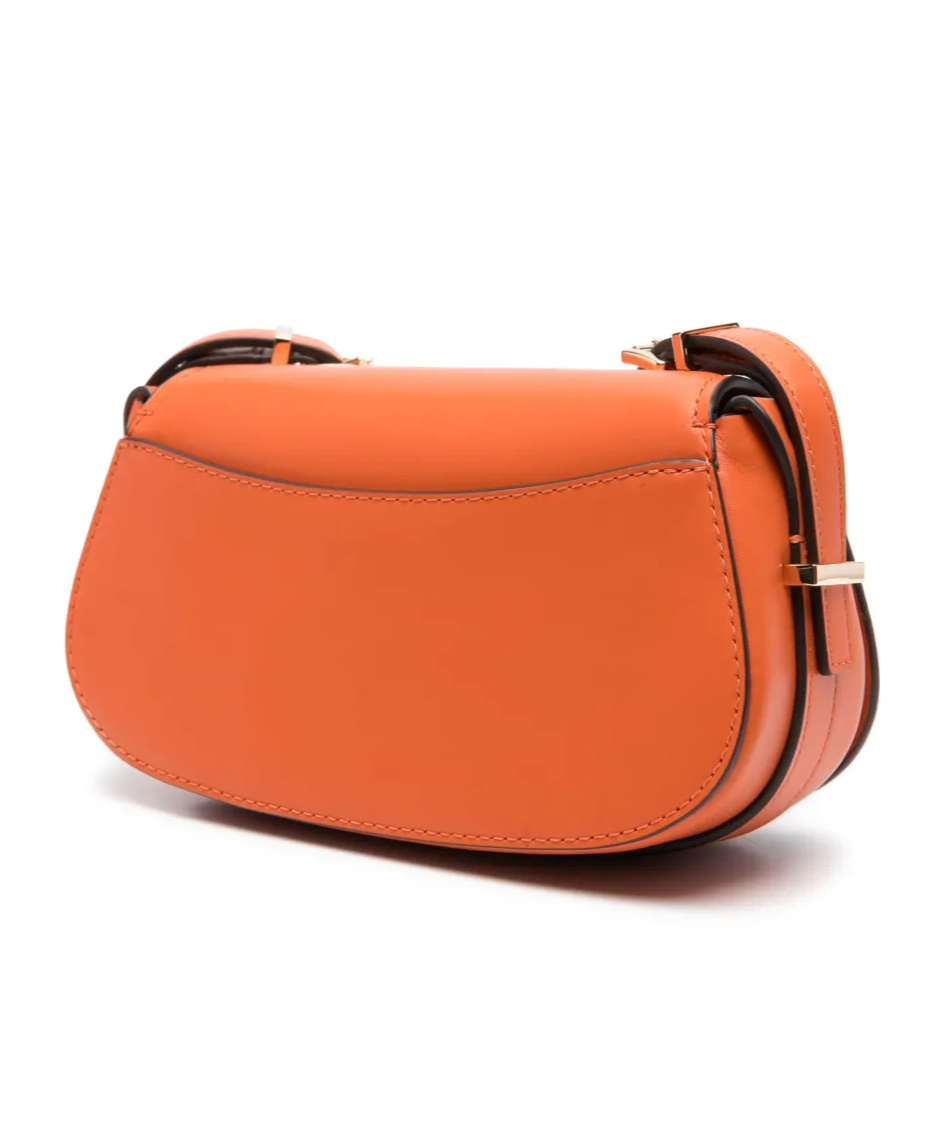 Michael Michael Kors Lydiasmall Flat Crossbody In Orange