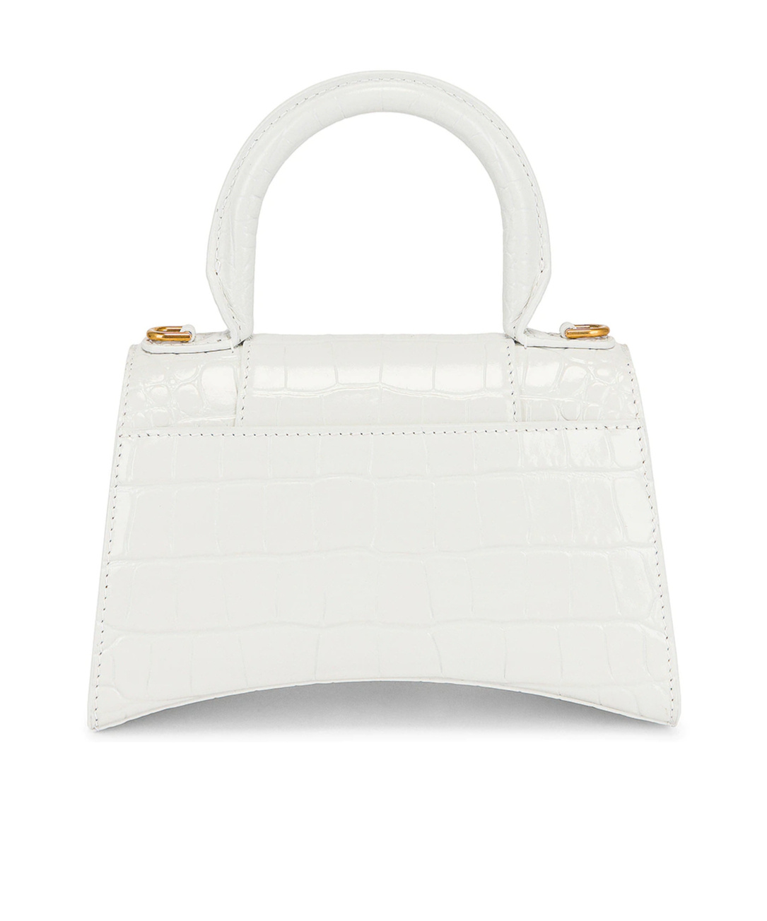 Balenciaga Hourglass S Mini Bag In White