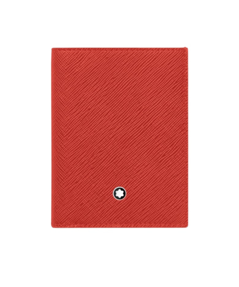 Montblanc Sartorial Mini Wallet In Red