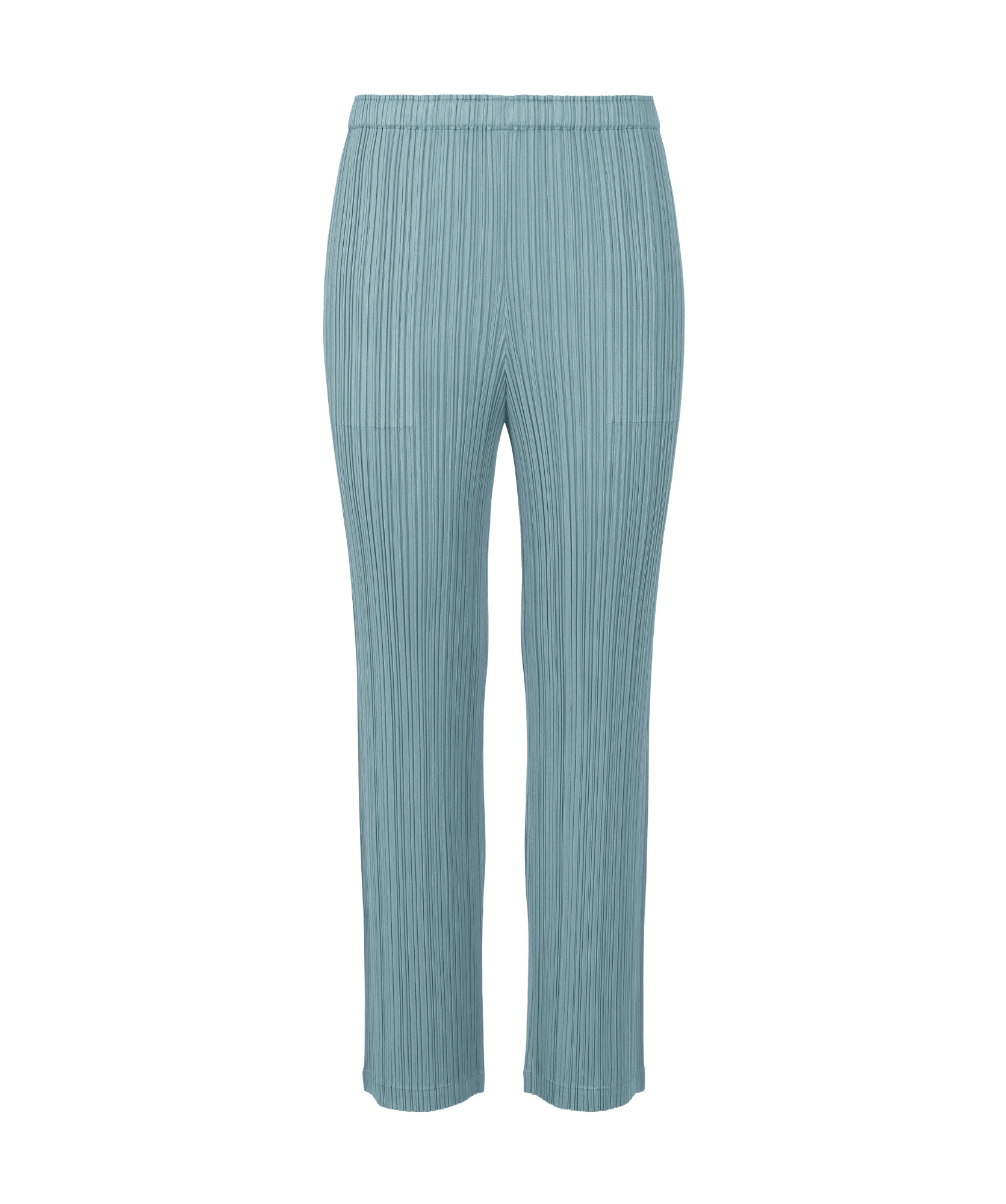 Issey Miyake Pleated Casual Pants In Blue