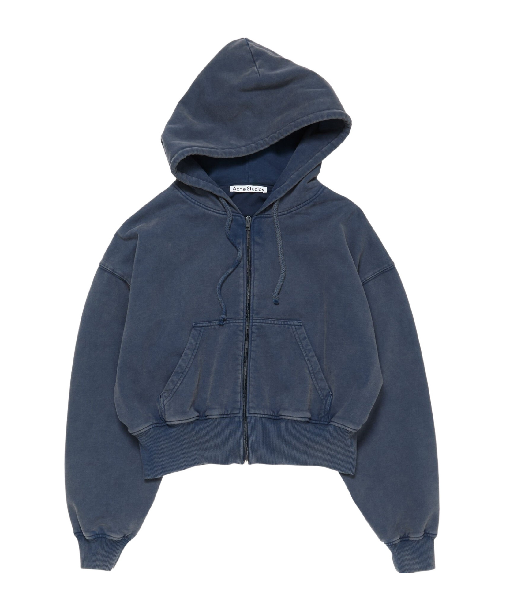 Acne Studios Zip-up Hoodie In Blue