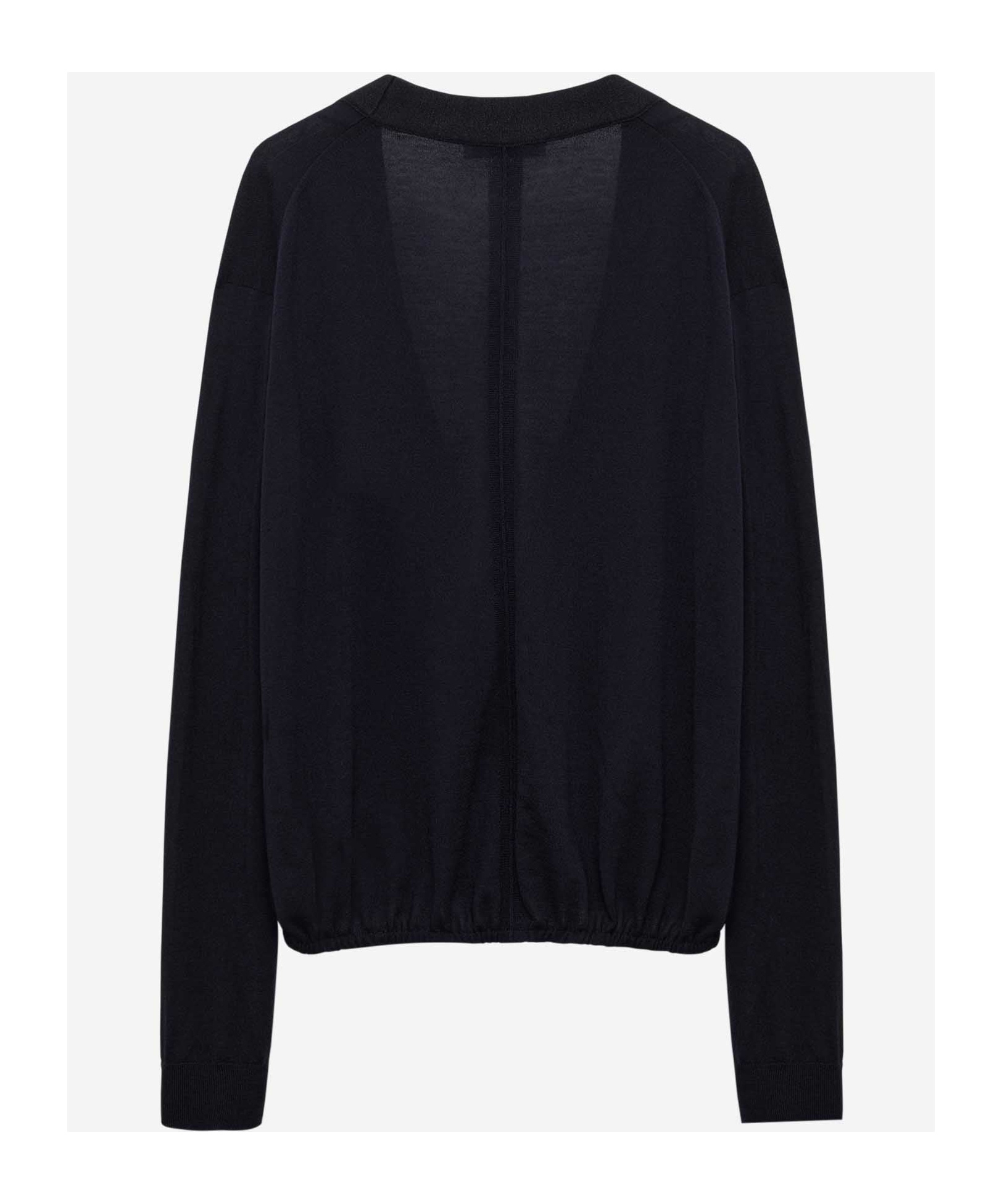 Shop Dorothee Schumacher V-neck Sweater In Black