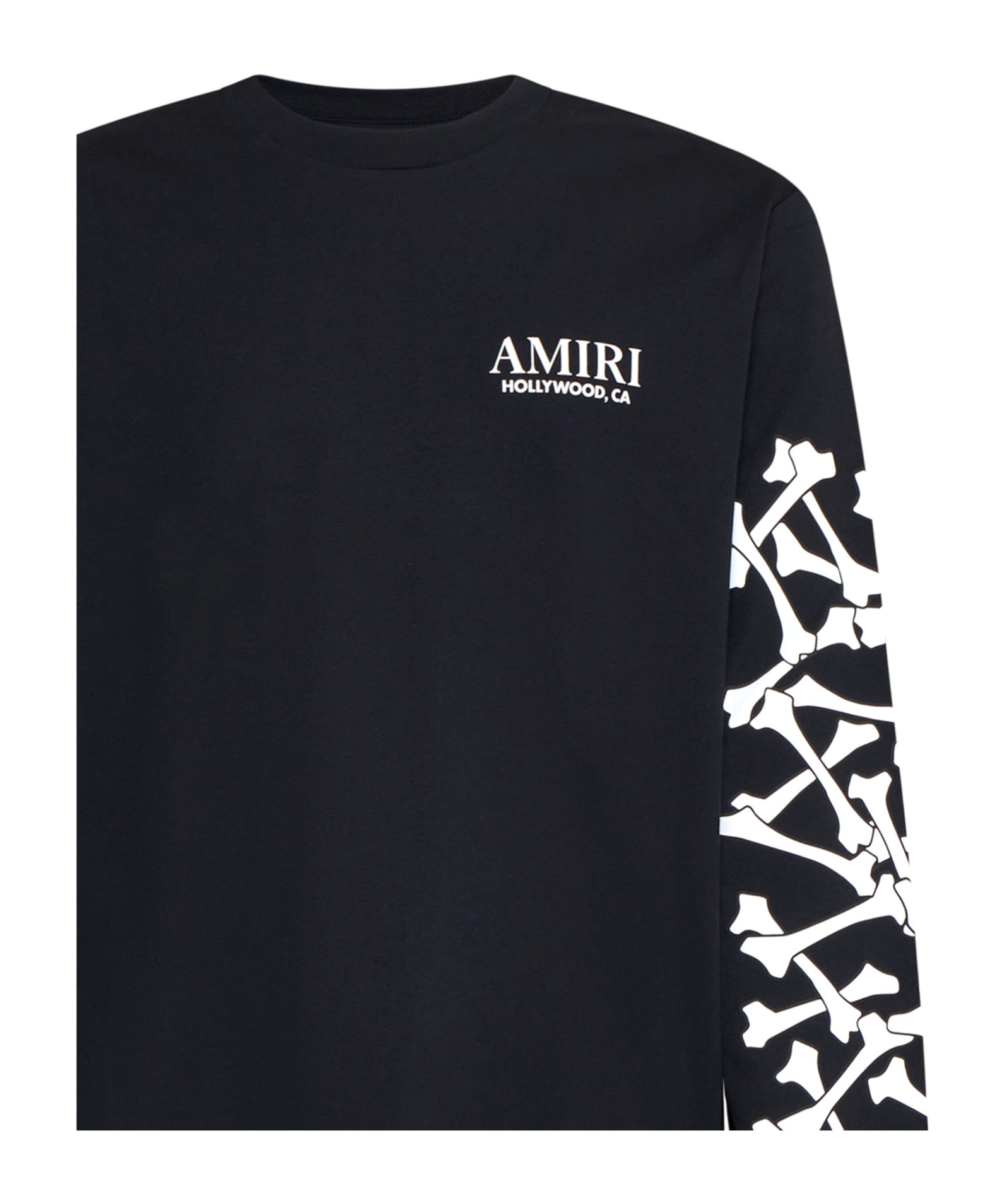 Amiri Cotton Sweatshirt Featuring Bone Print