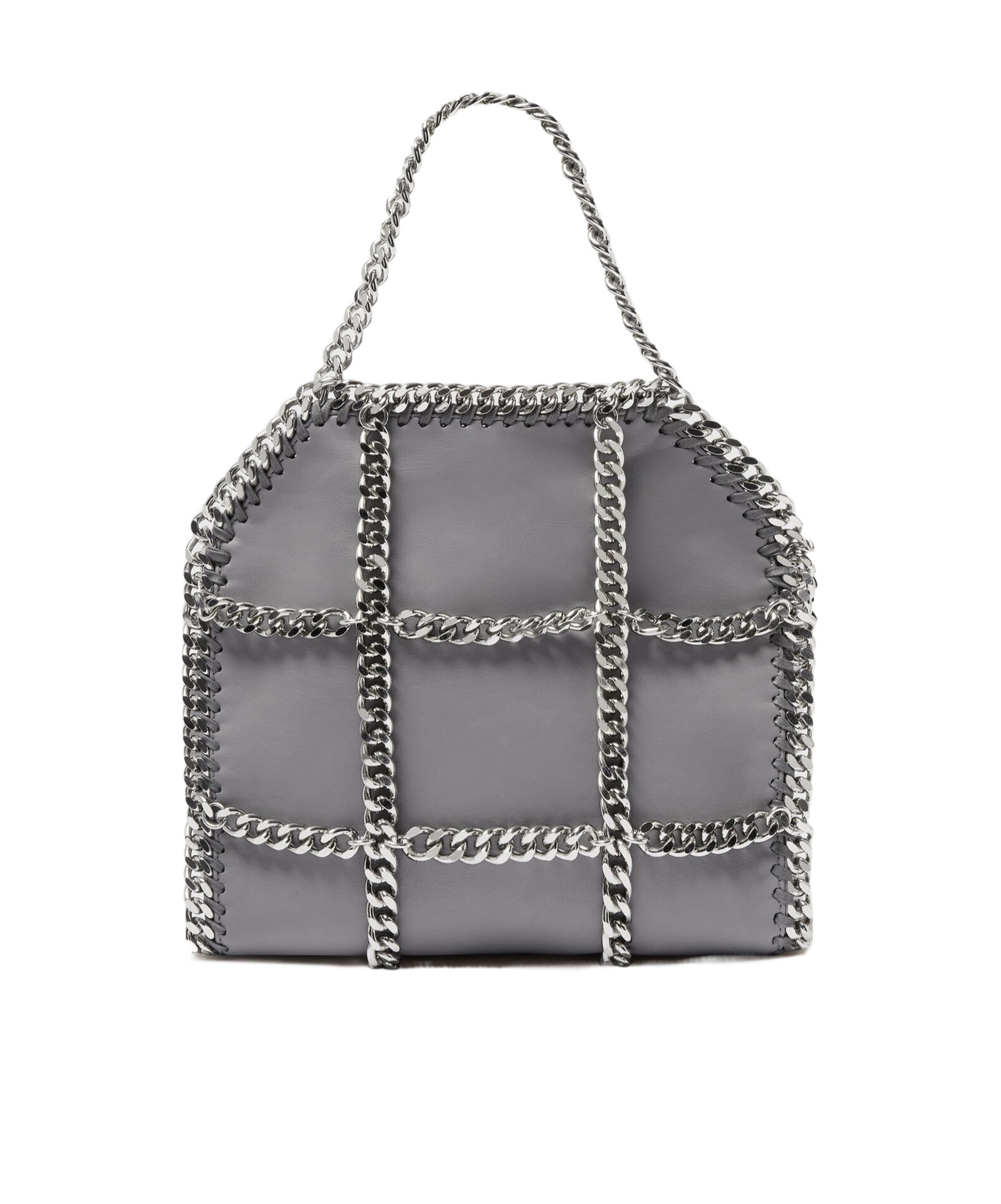 Stella Mccartney Mini Tote Bag In Gray