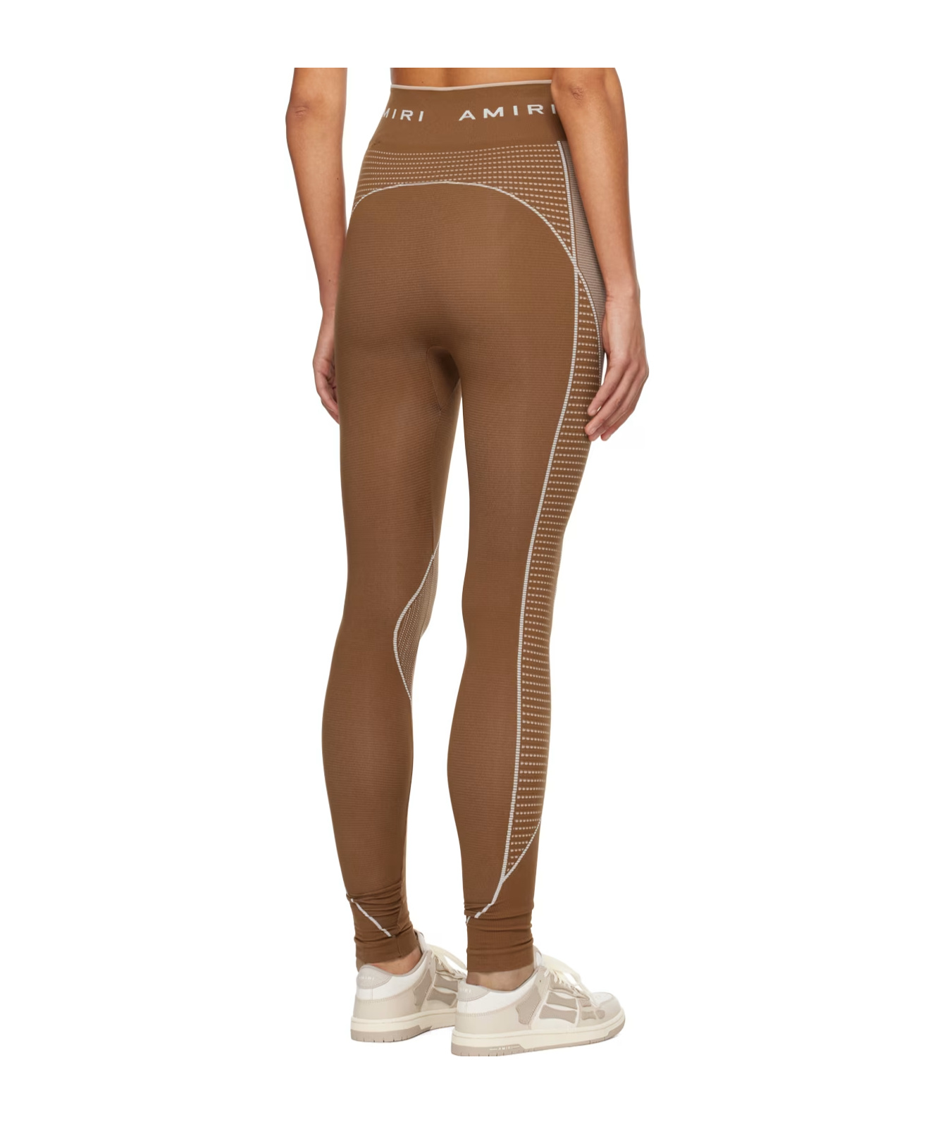 Amiri Ma Seamless Skinny Leggings In Brown
