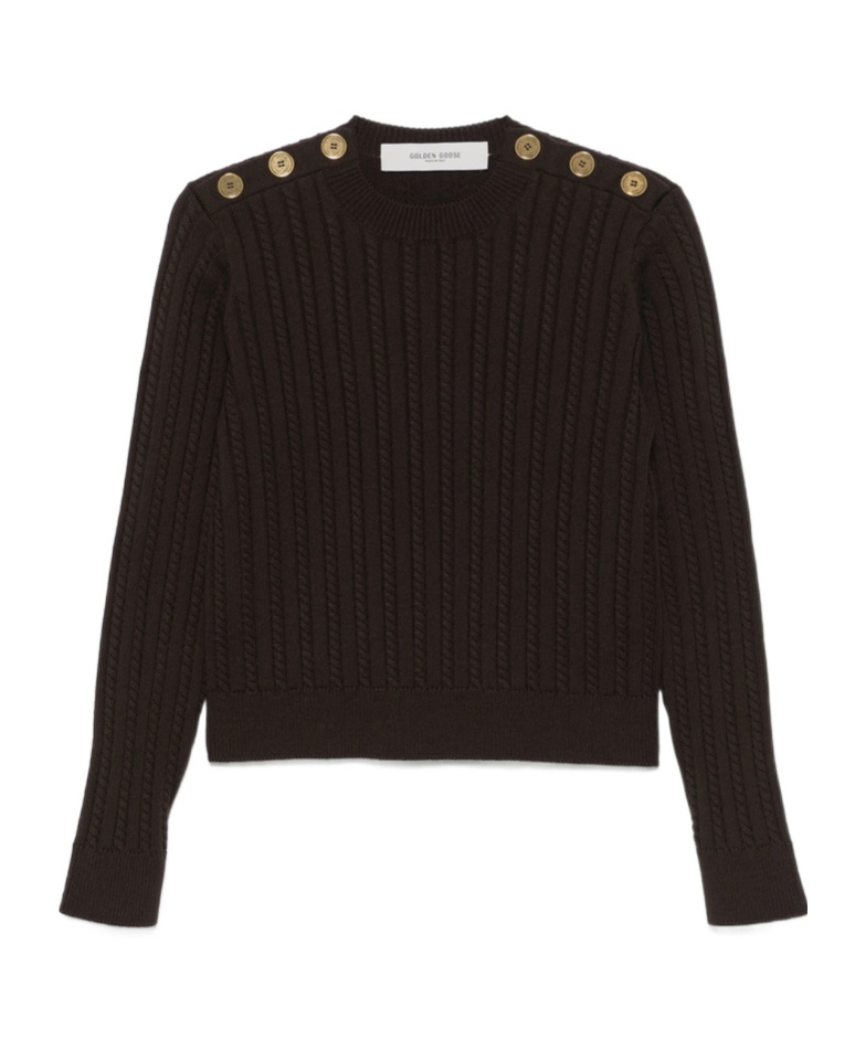 Golden Goose Brown Wool Blend Sweater