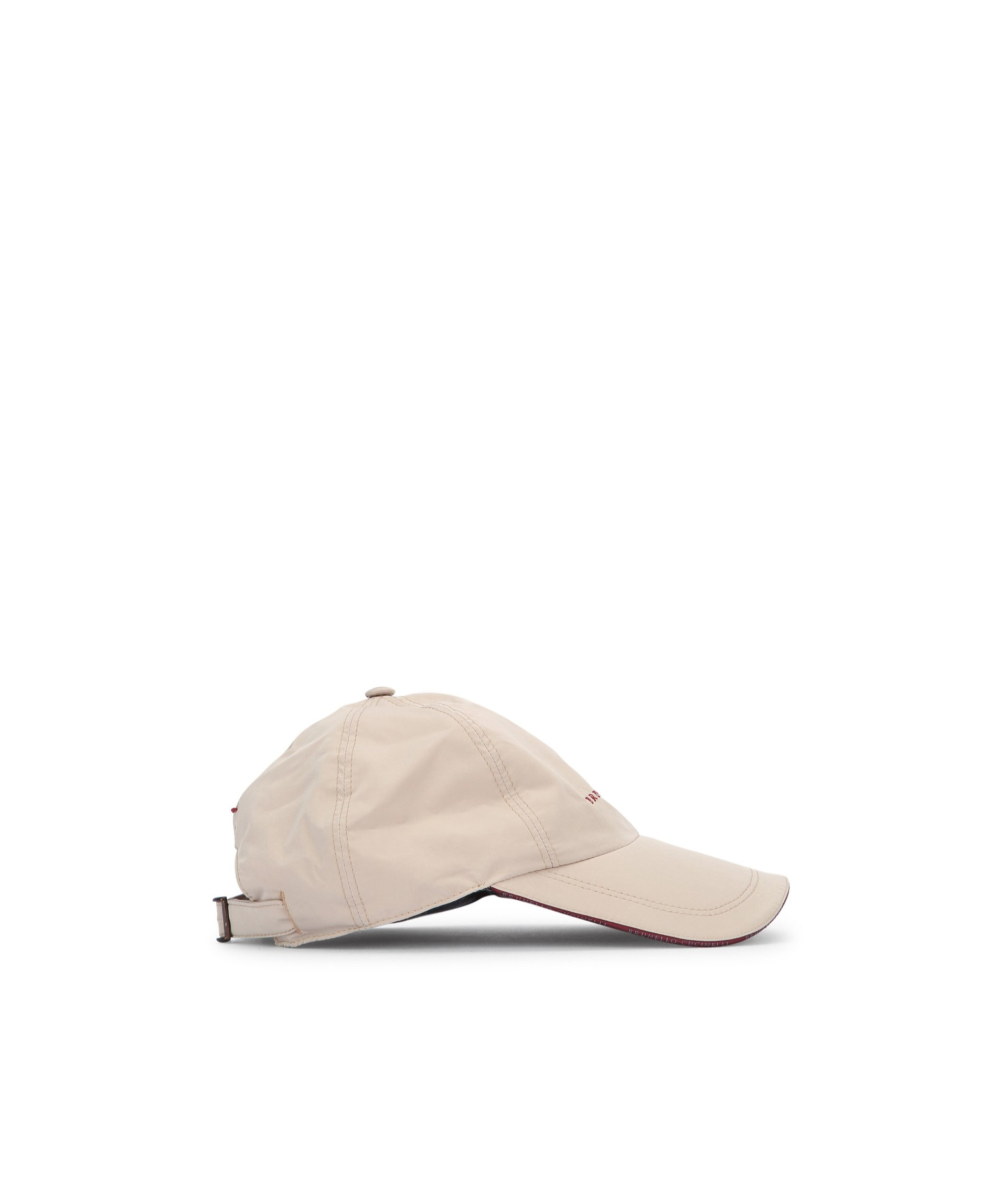 Brunello Cucinelli Logo-embroidered Cap In Nude