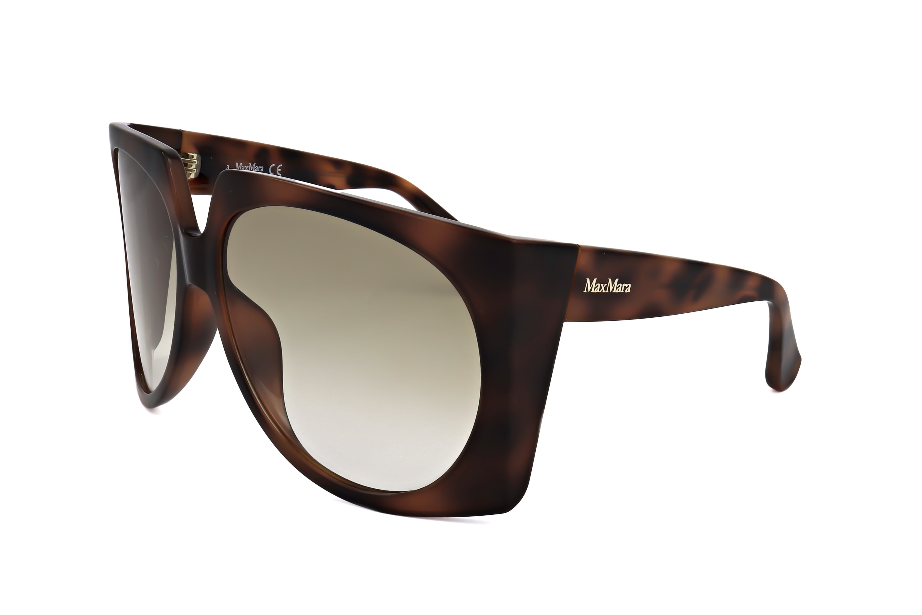 Max Mara Full Frame Sunglasses In Brown