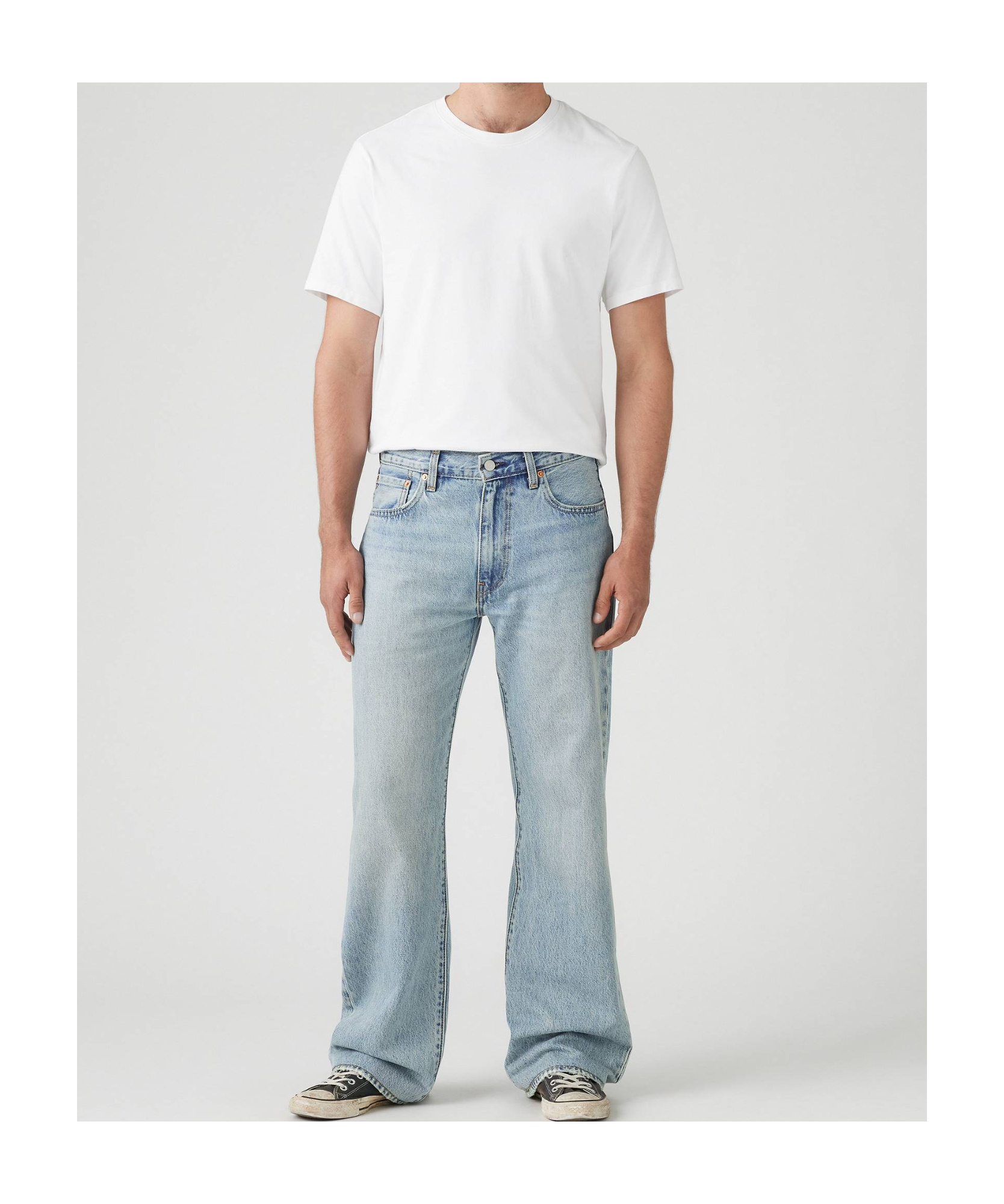 Levi's Loose Flared Jeans In Gray