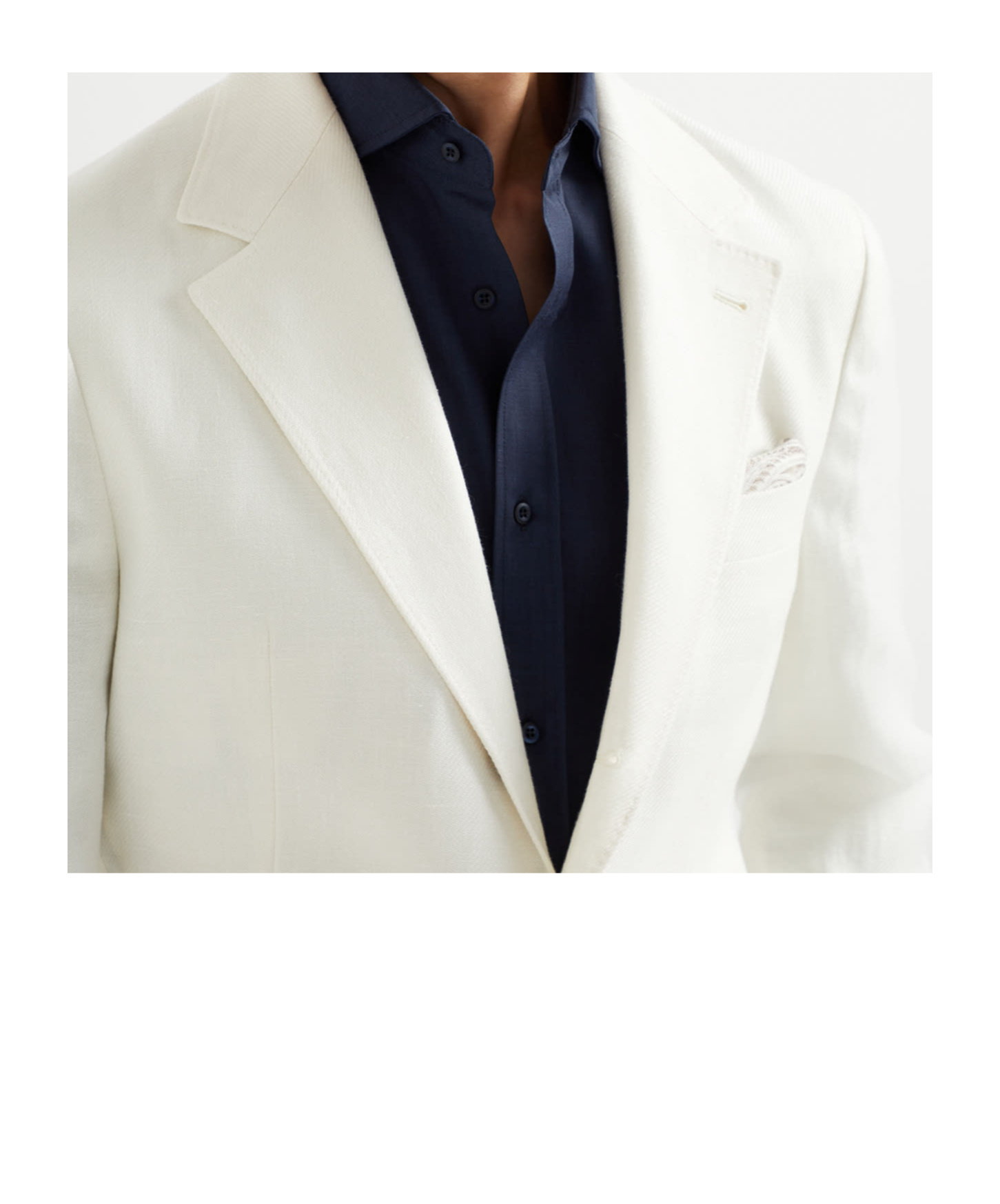 Shop Brunello Cucinelli Single-breasted Blazer In White