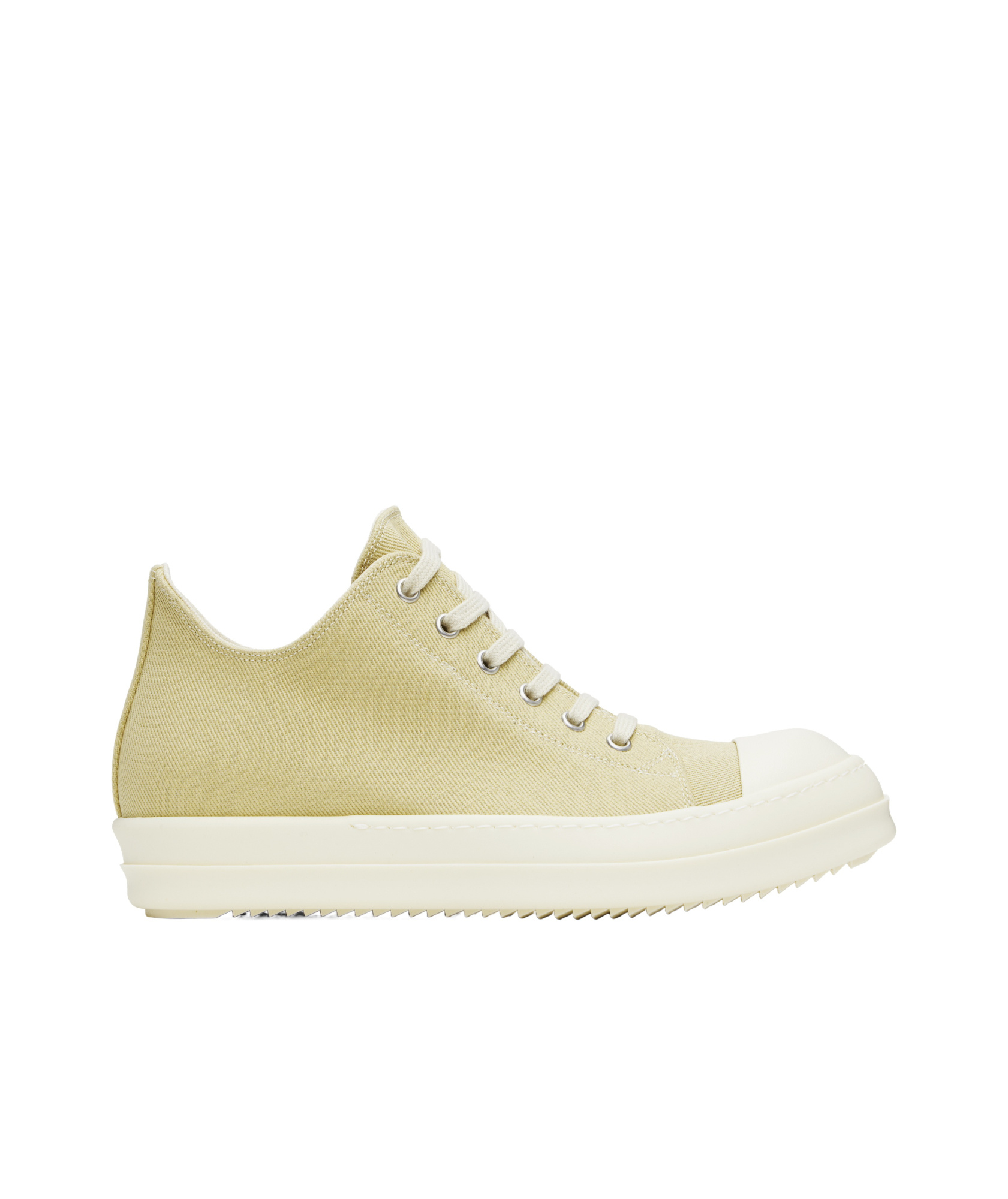 Shop Rick Owens Drkshdw Round Toe Low Top Casual Shoes In Nude