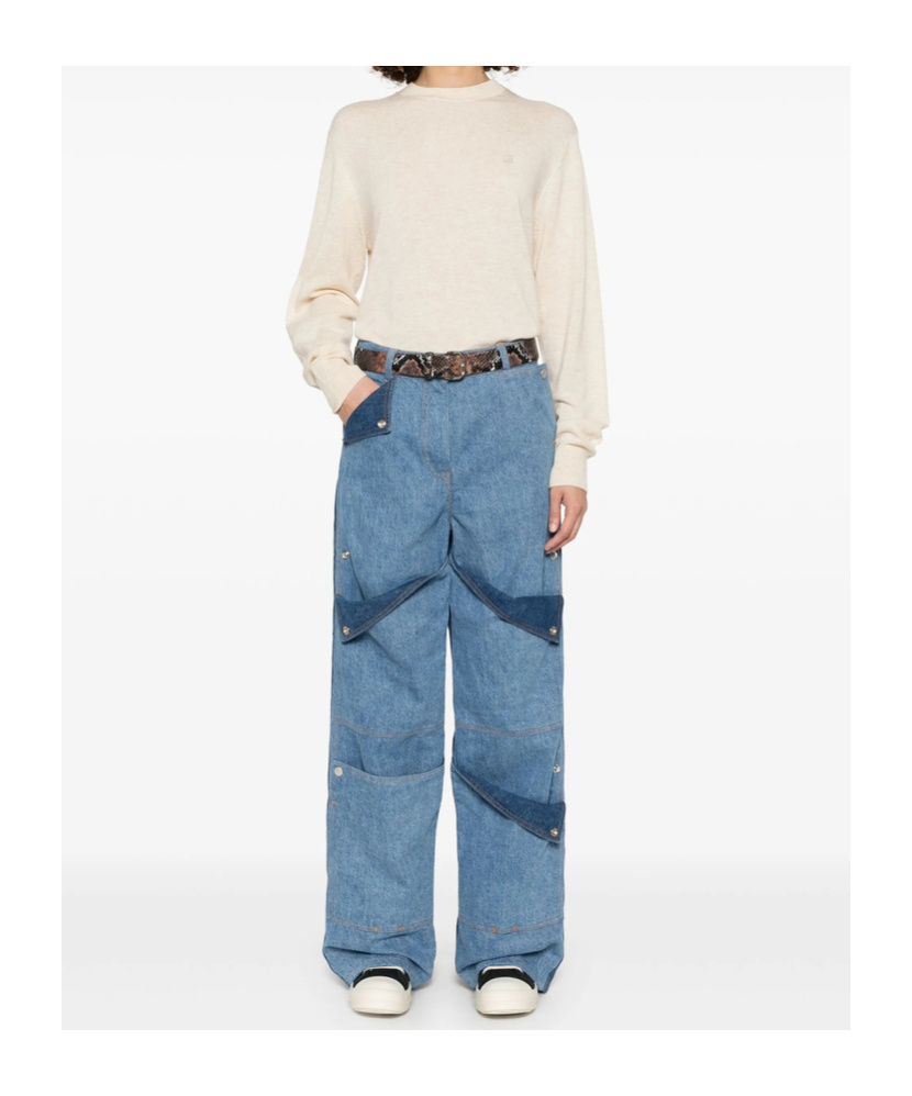 Kenzo Multi-pocket Jeans In Blue
