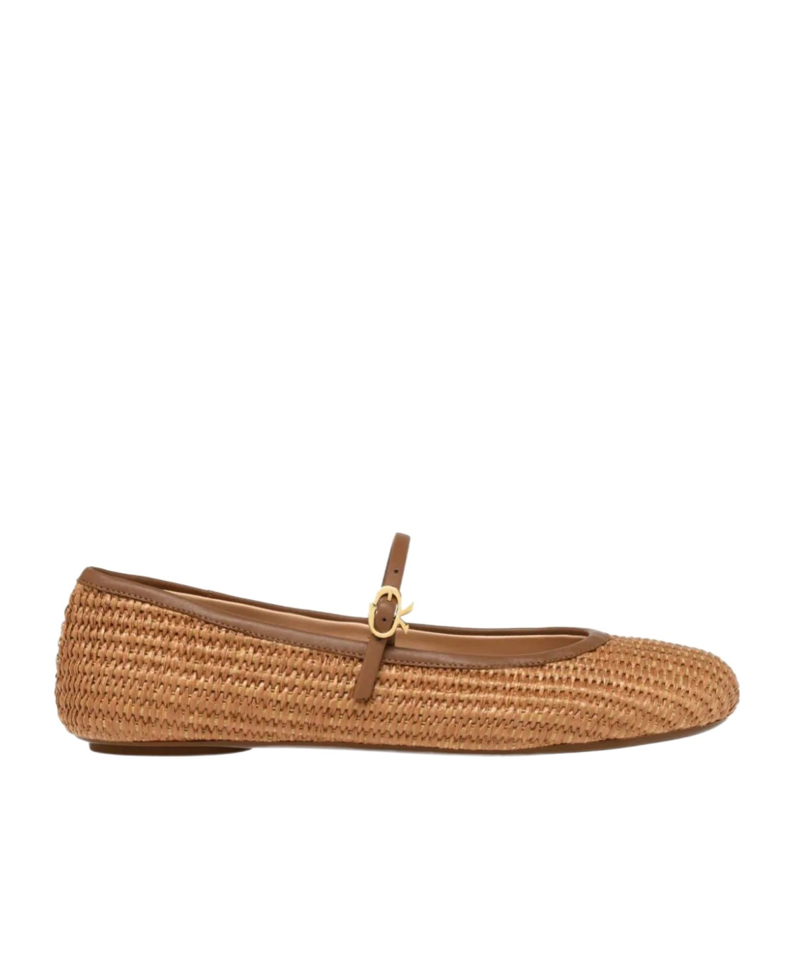 Shop Gianvito Rossi Carla Ballerina Shoes In Brown