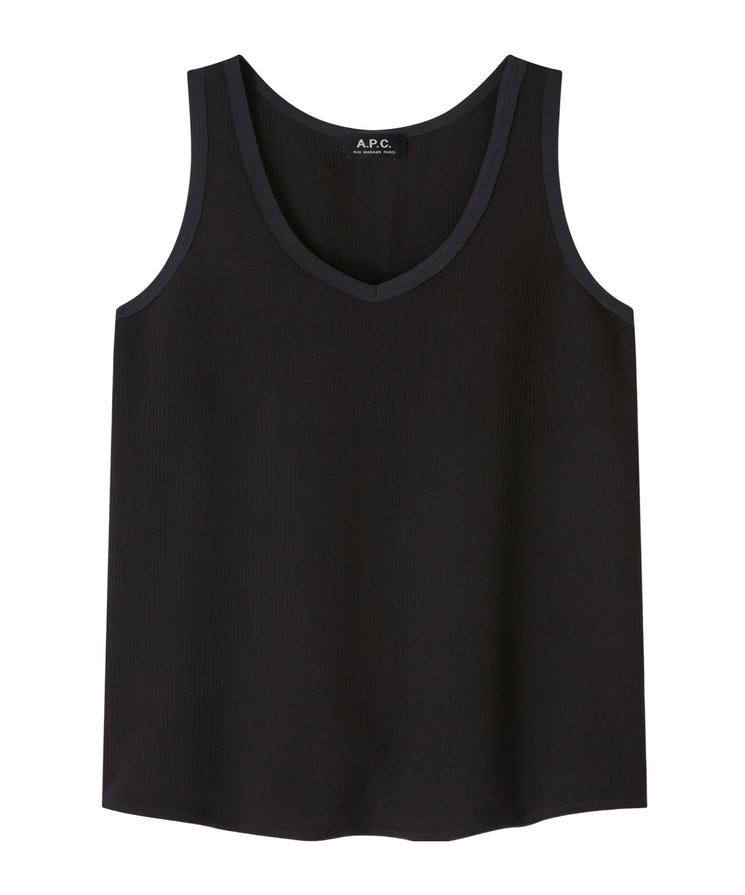 Apc A.p.c. Lucy Sleeveless Top In Black