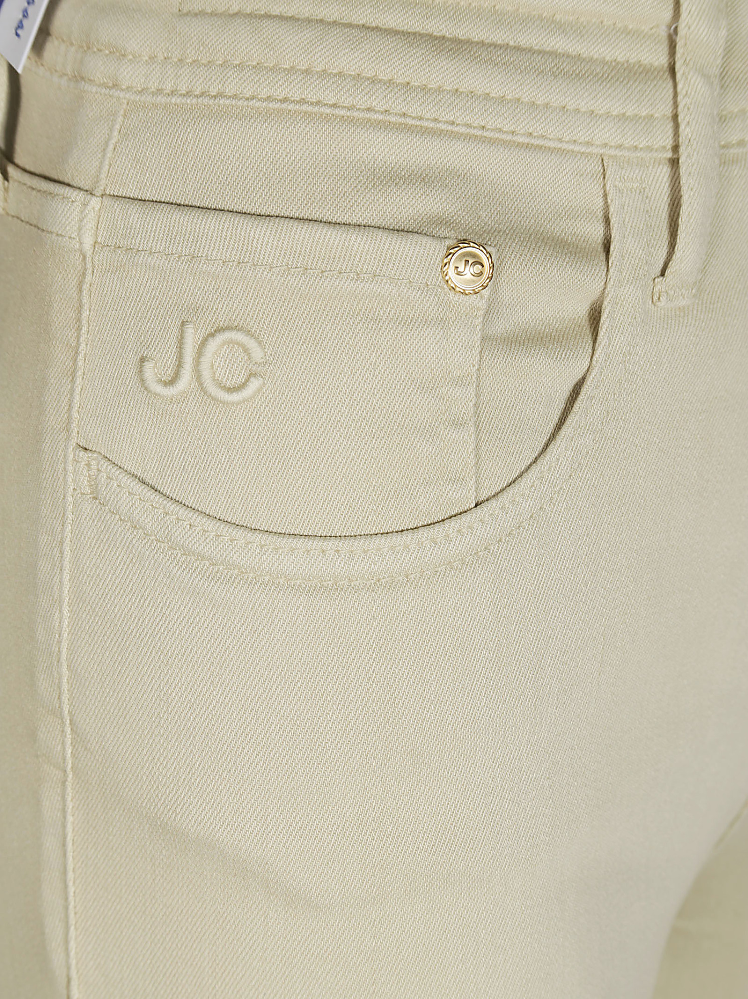 Jacob Cohen Kate Crop Jeans Back Pockets In Nude