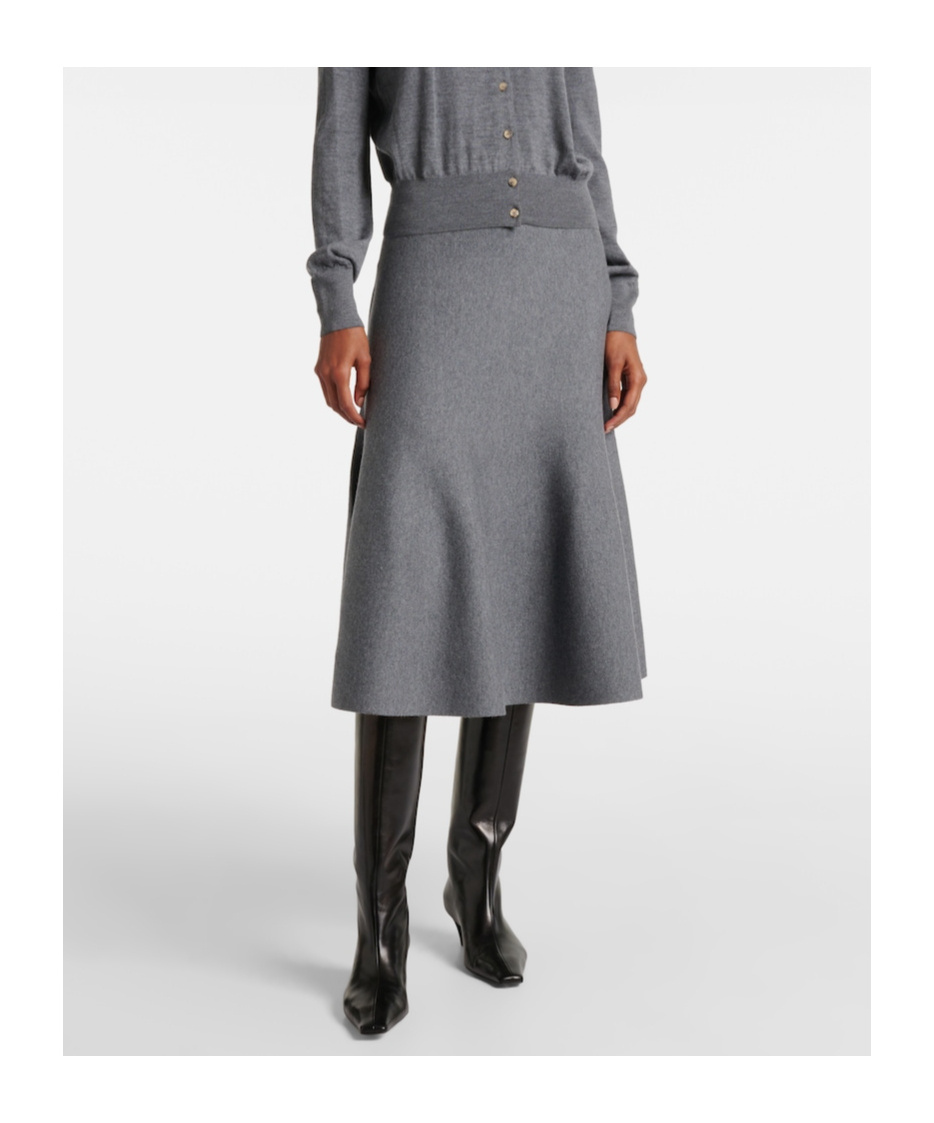 Khaite Davis Leather Knee-high Boots In Animal Print