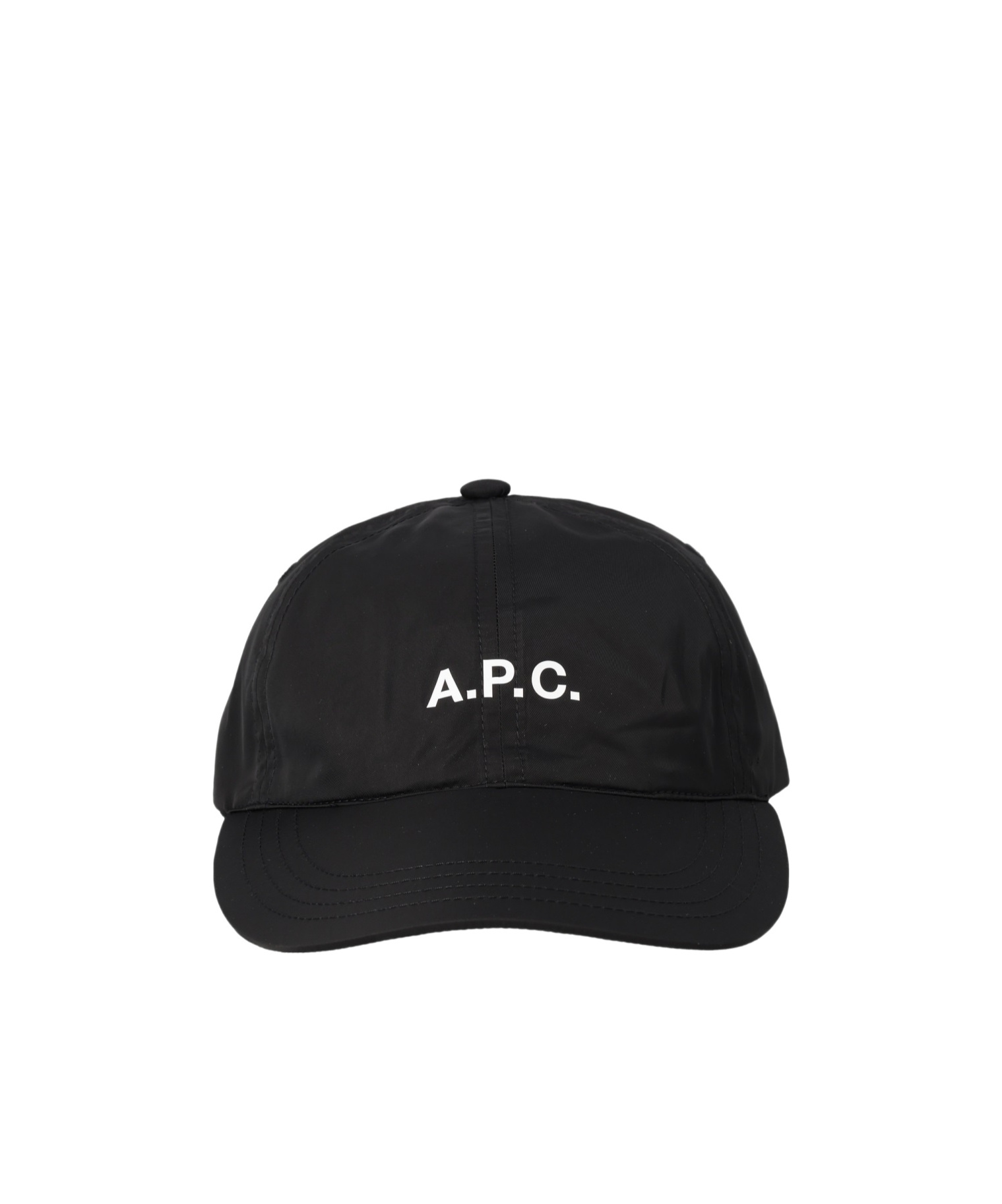 A.p.c. Logo-printed Baseball Cap In Black