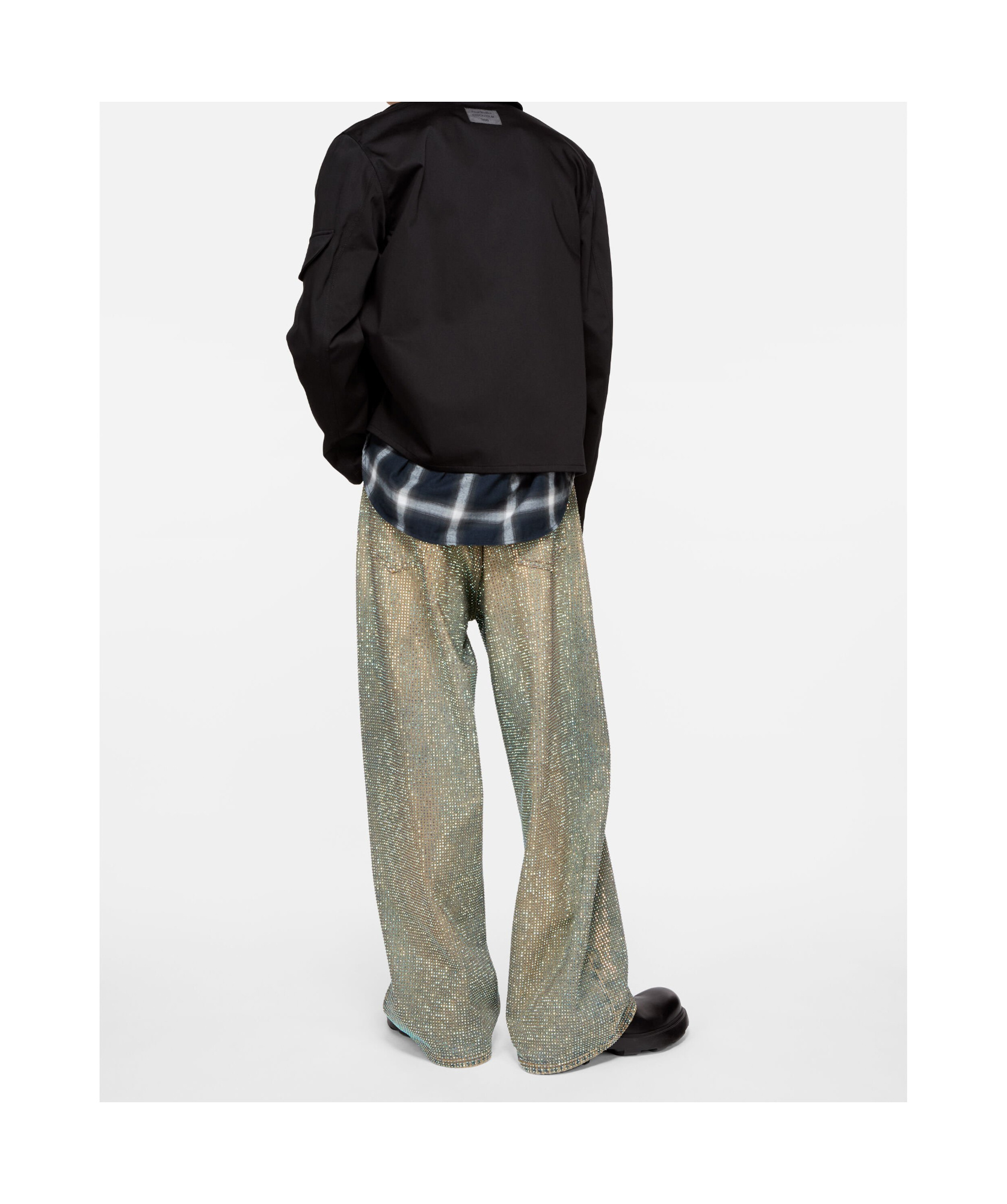 Acne Studios Button-fastening Jacket In Black