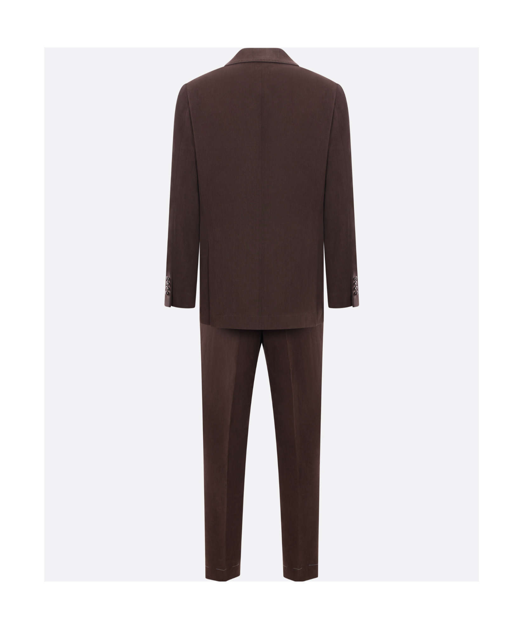 Brunello Cucinelli Long-sleeved Suit In Black