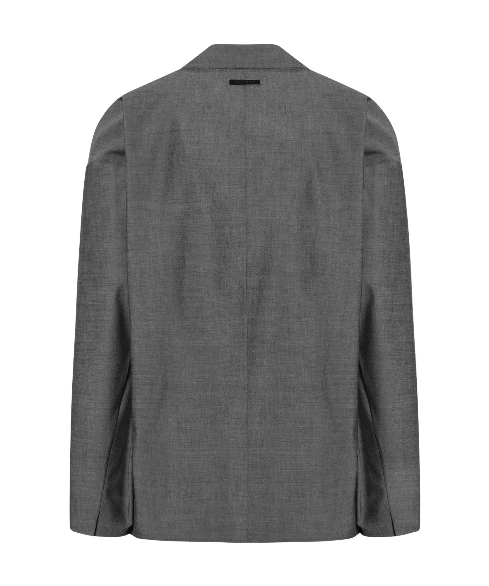 Fear Of God Gray Single-breasted Jacket In Cotton And Wool In Gray