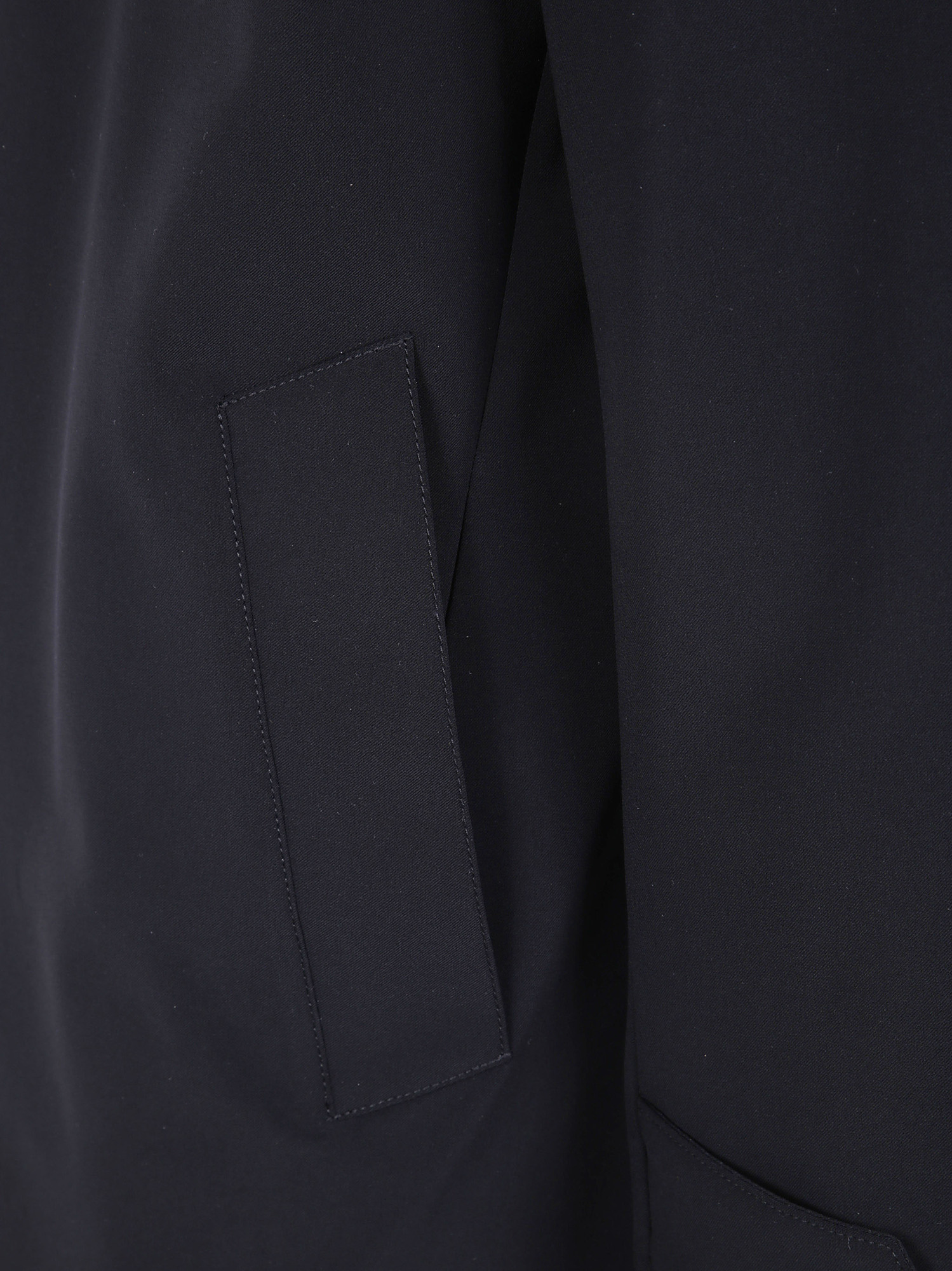 Aspesi Buttoned Single-breasted Coat In Black