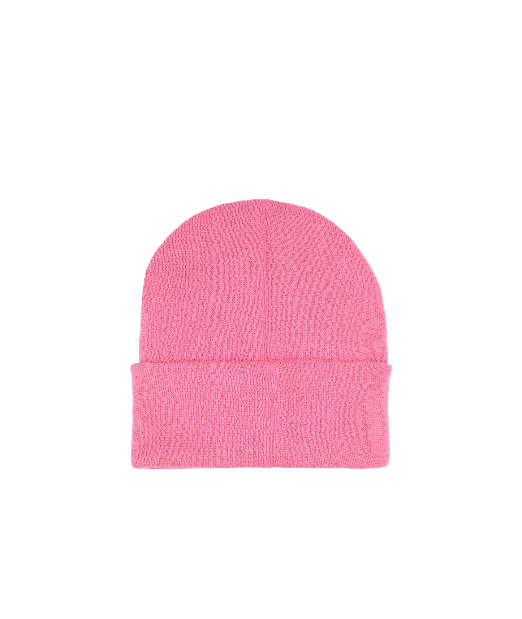 MARC JACOBS LOGO-DETAIL RIBBED-KNIT BEANIE