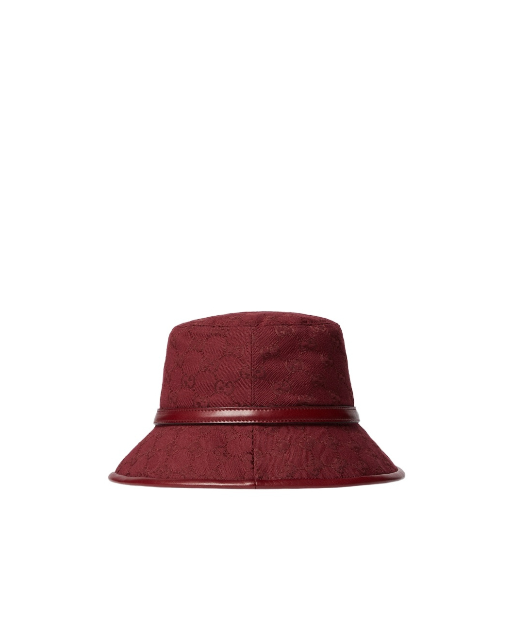 Gucci Gg Monogram Bucket Hat In Red