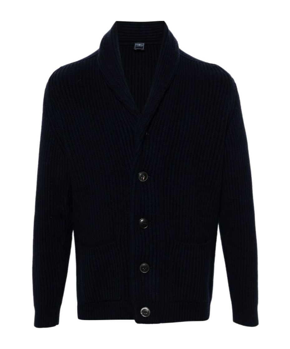 Fedeli Terminillo Cardigan In Black