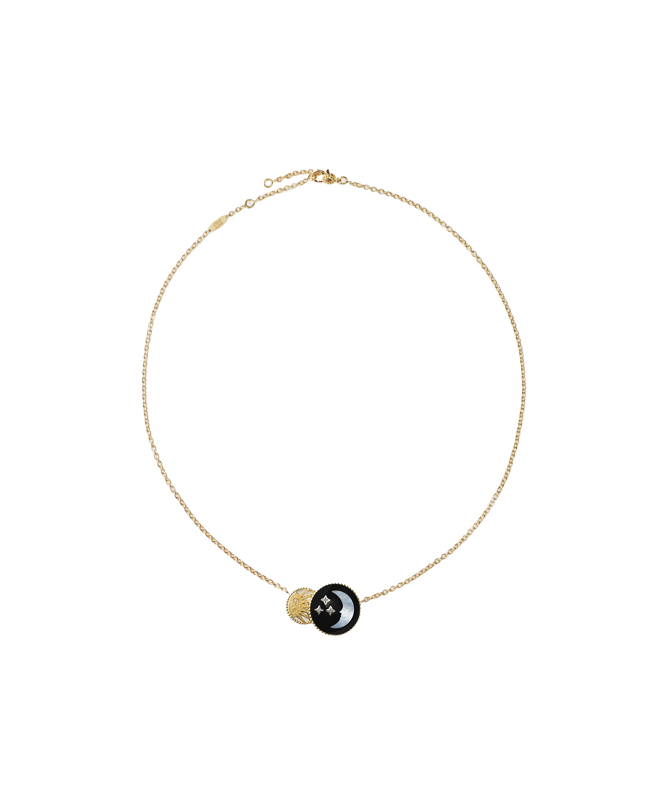 Dior Rose Céleste Necklace In Yellow