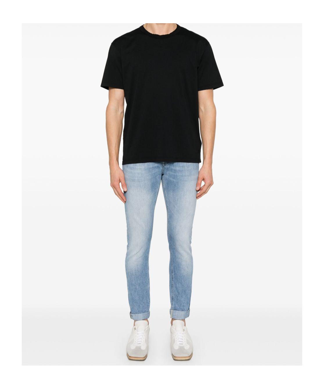 Dondup Short-sleeved T-shirt In Black