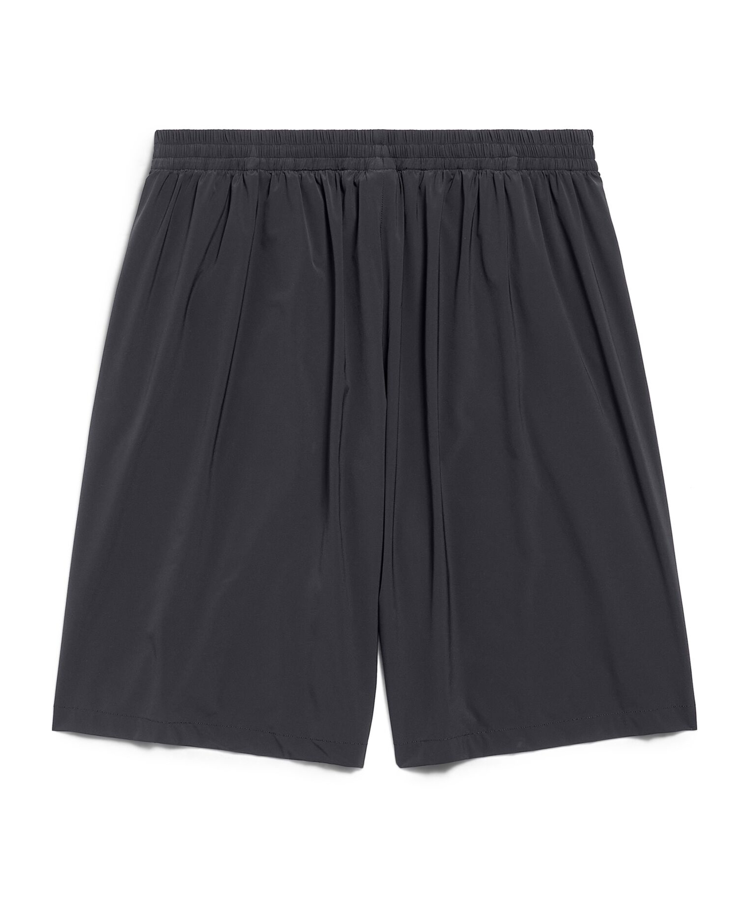 Balenciaga Activewear Stretch Bermuda Shorts In Black