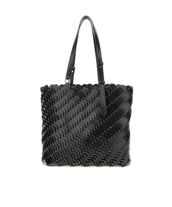 Rabanne Shoulder Bag With Handle In Black