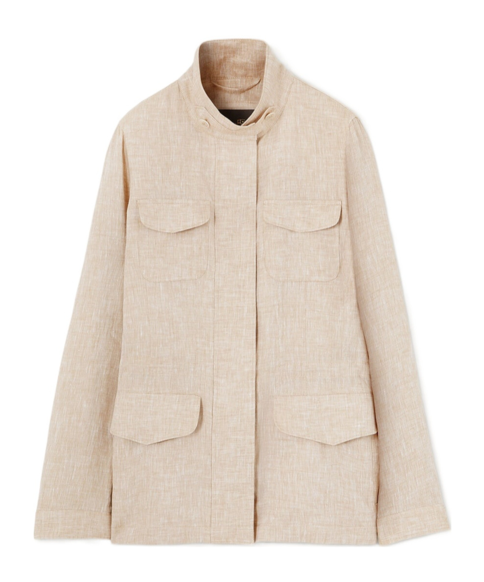 Loro Piana Multi-pocket Casual Jacket In Pine Bark