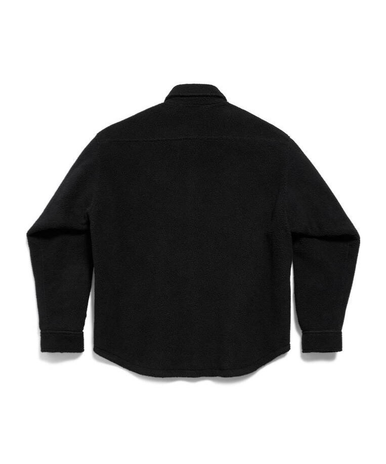 Balenciaga Uniform Hooded Parka In Black