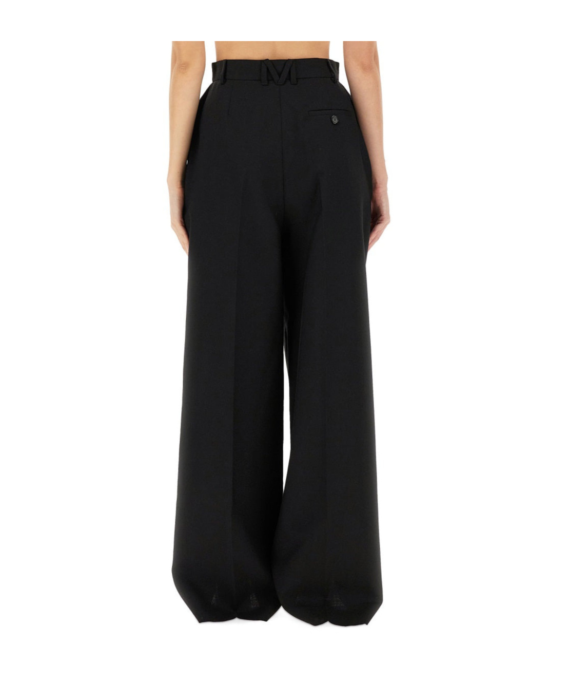 Moschino Belt Loop Casual Pants In Black