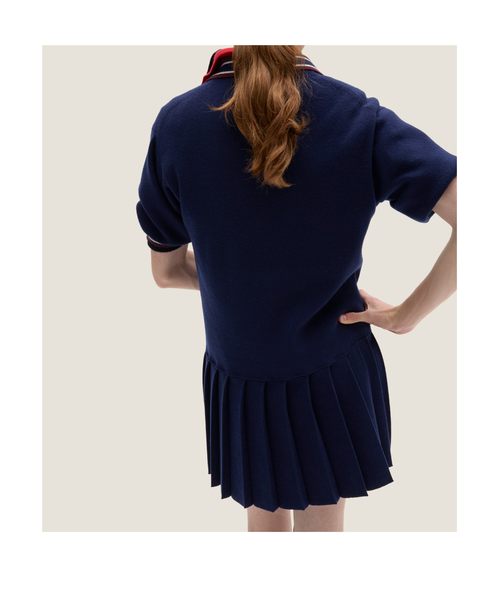Miu Miu Short Sleeve Dress In Black