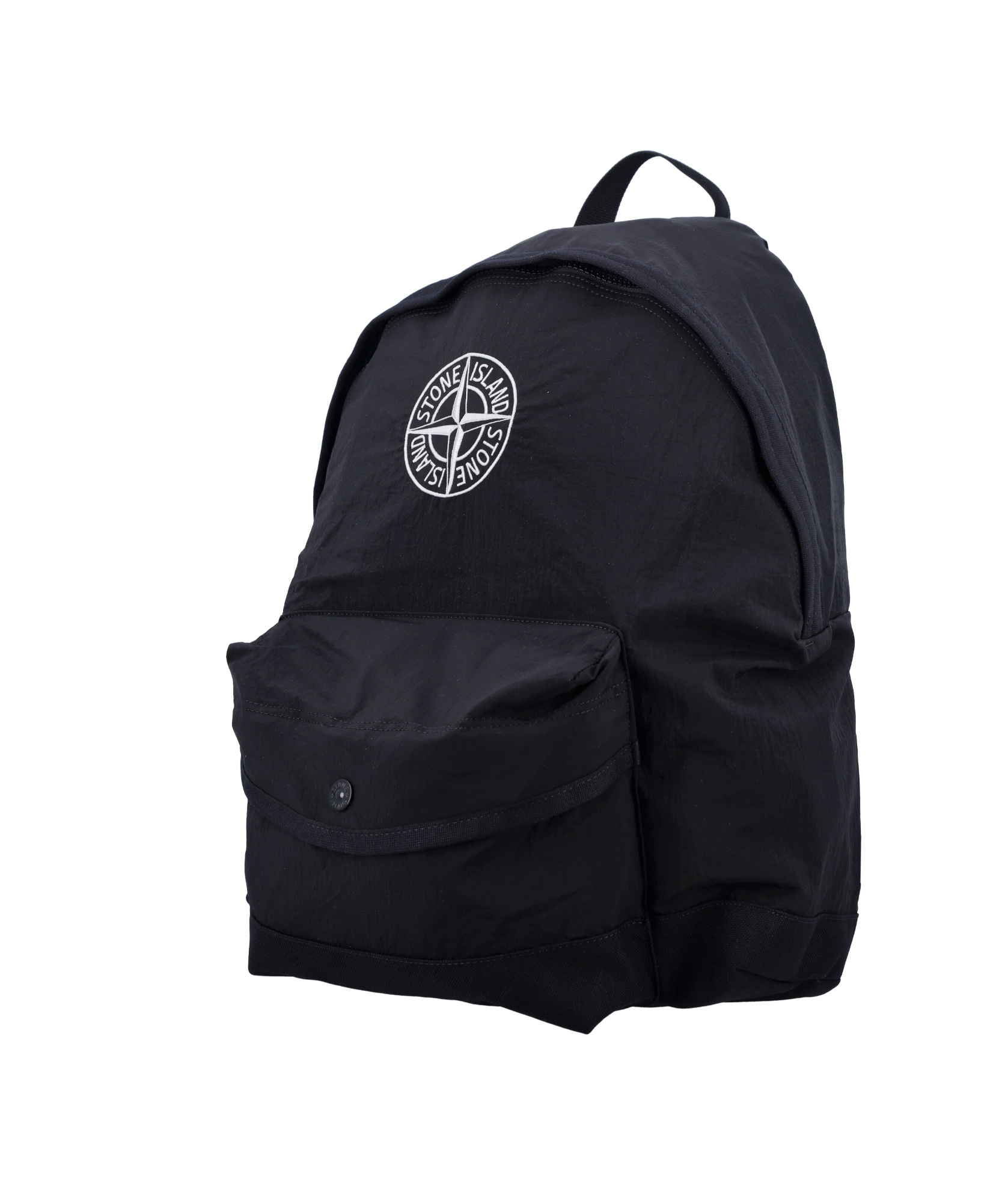 Stone Island Top Handle Backpack In Black