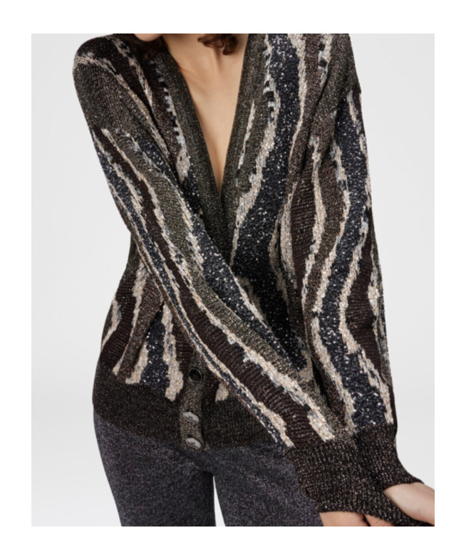 Missoni Brown Sweater For Versatility Sweaters In Black