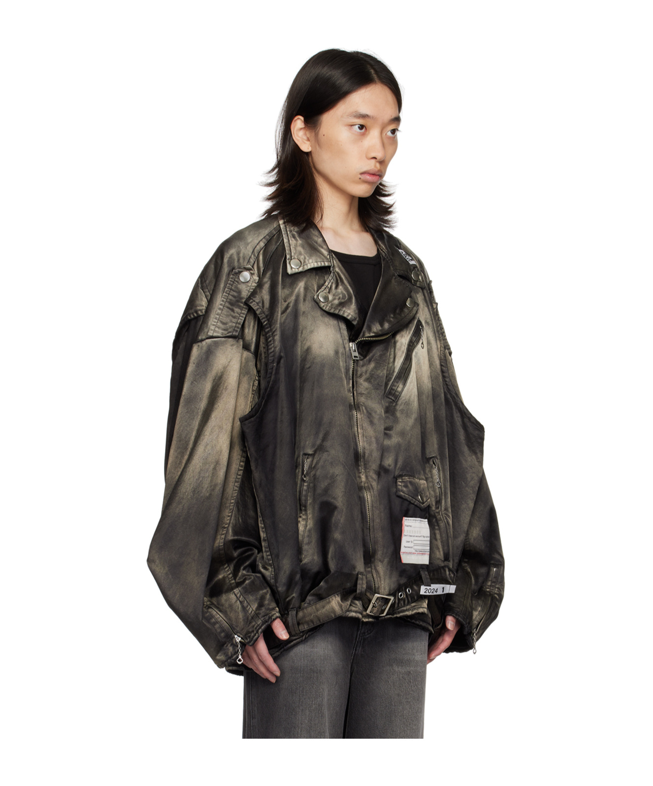 Miharayasuhiro Black Riders Jacket In Black