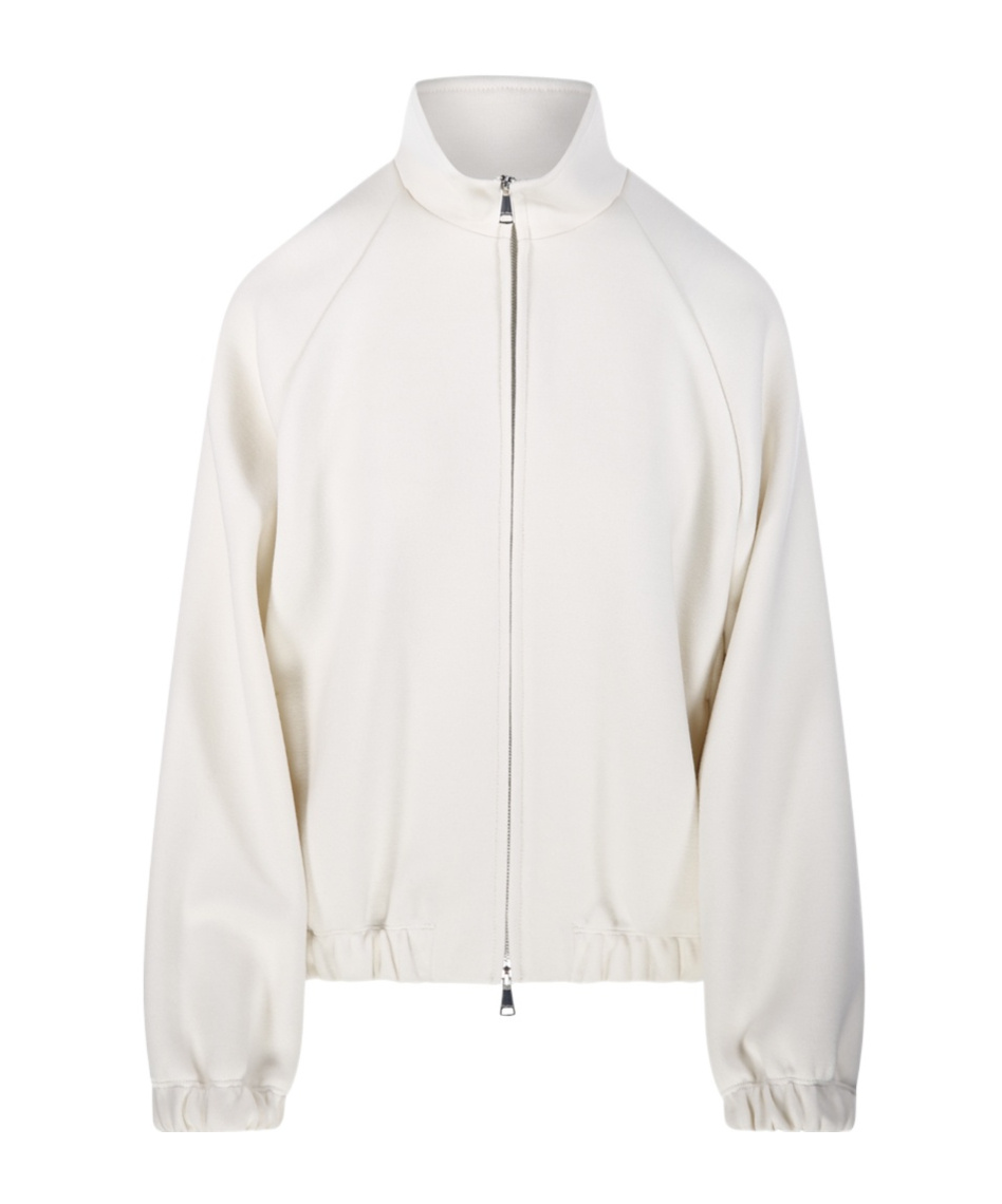 Max Mara Long-sleeved Casual Jacket In White
